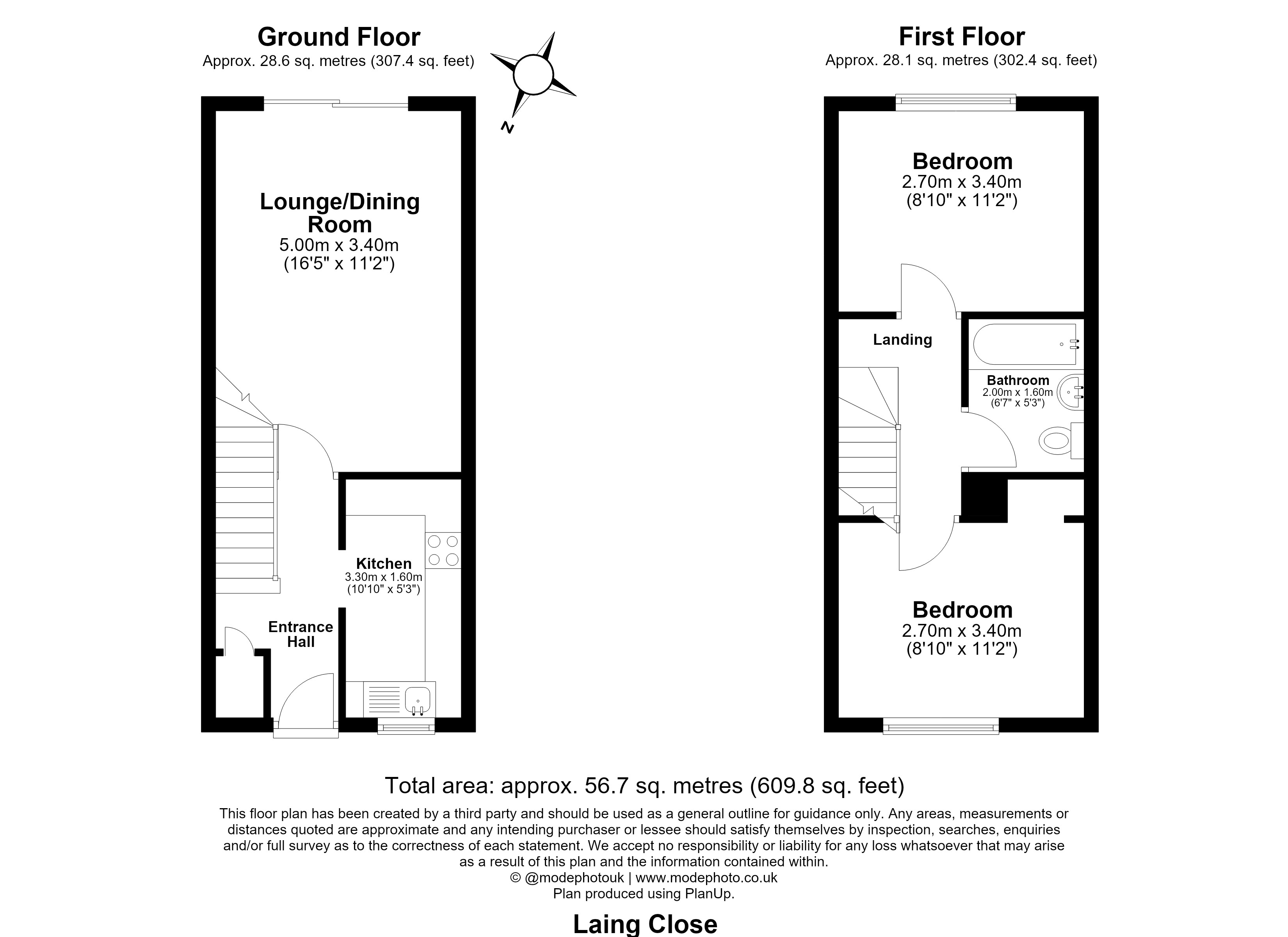 40, Laing Close, Ilford floorplan