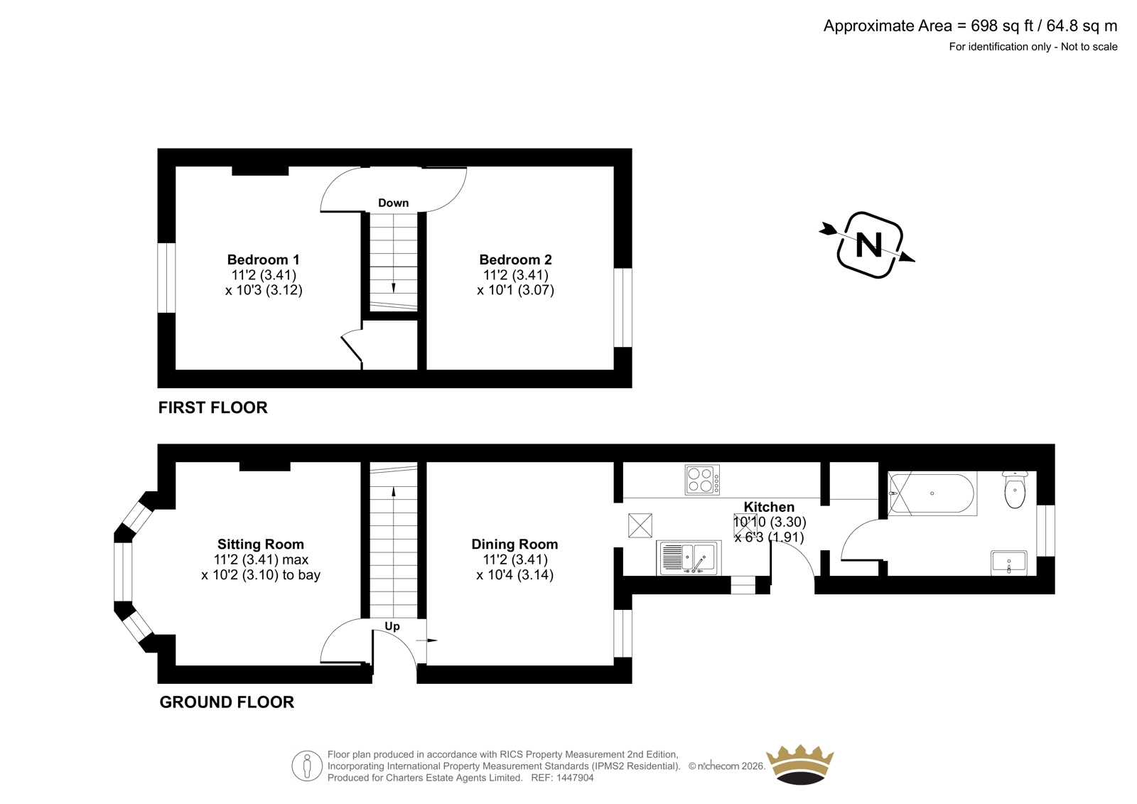 2 Madras Cottage,, Ivy Road, Southampton floorplan