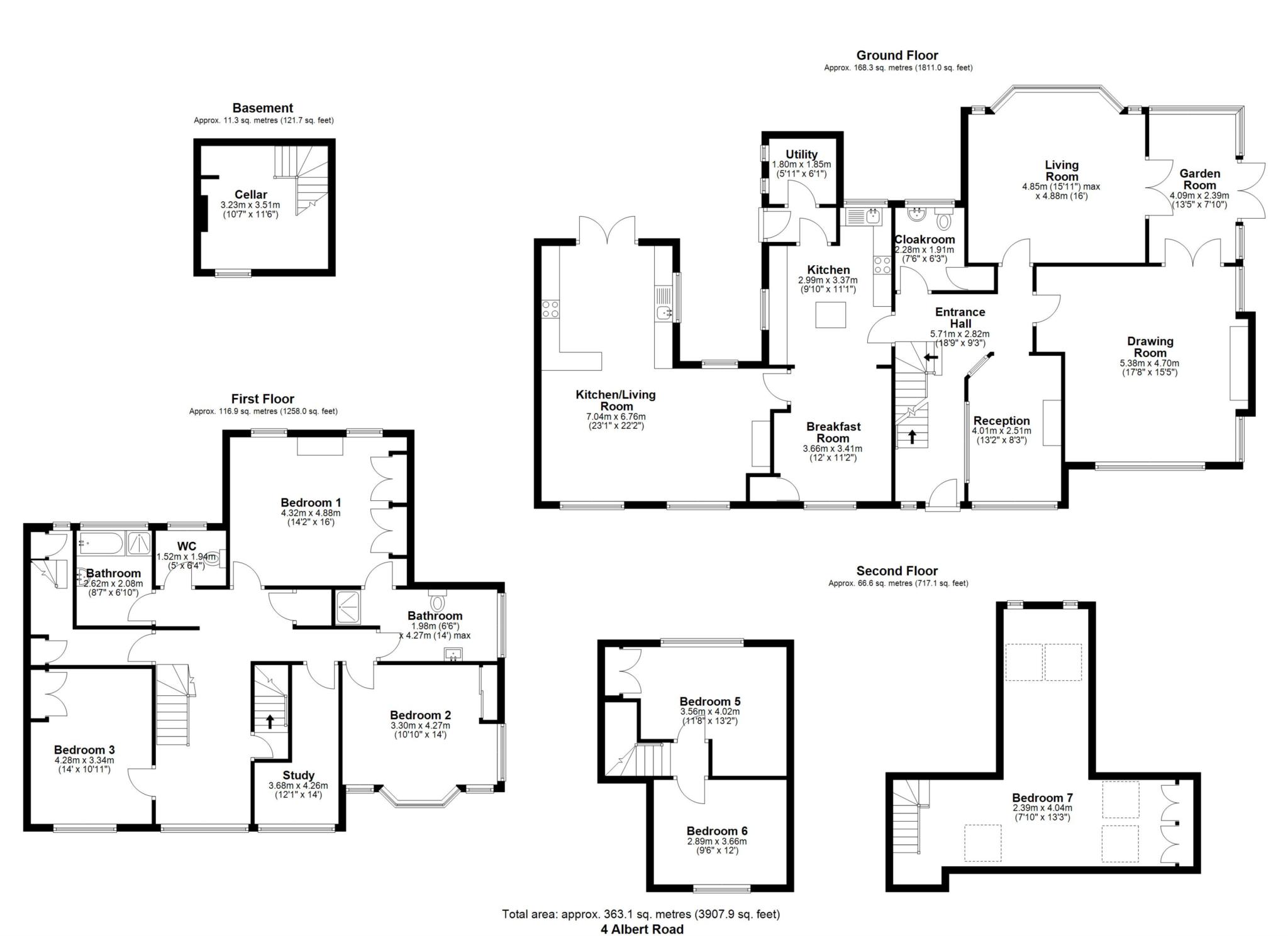 4, Albert Road, Reading floorplan
