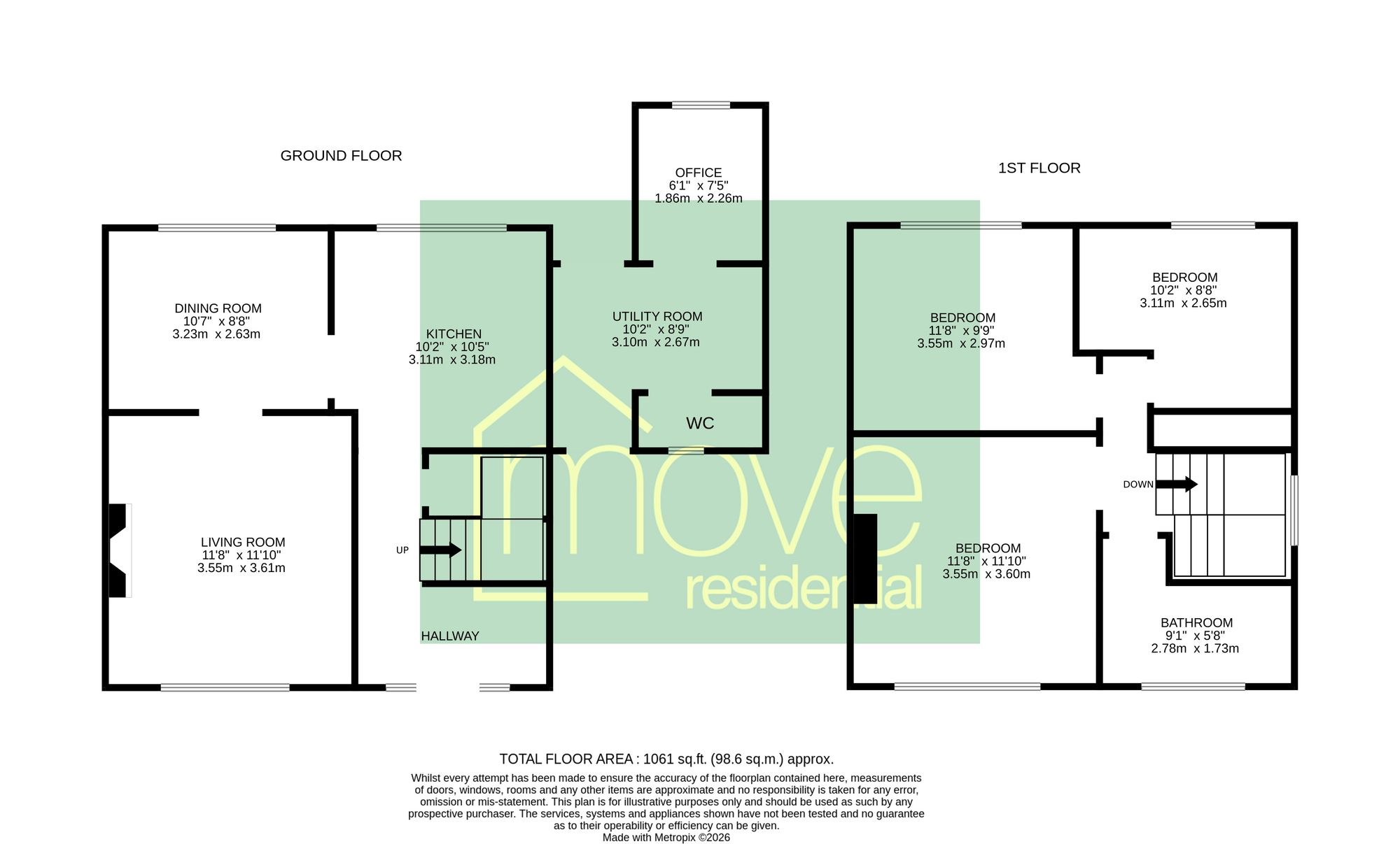 2 Johnson Road, Prenton floorplan