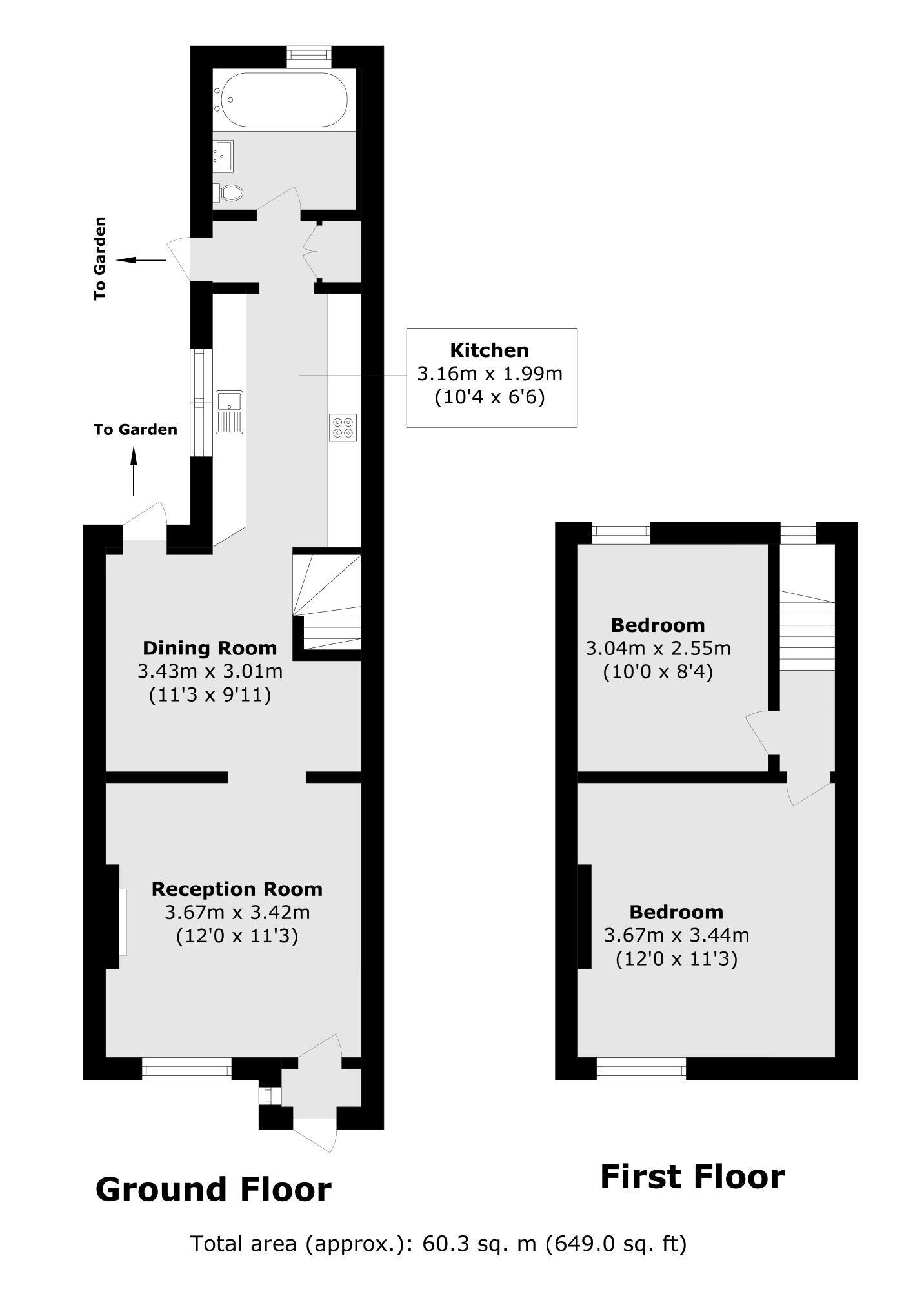 163, Staines Road, Twickenham floorplan