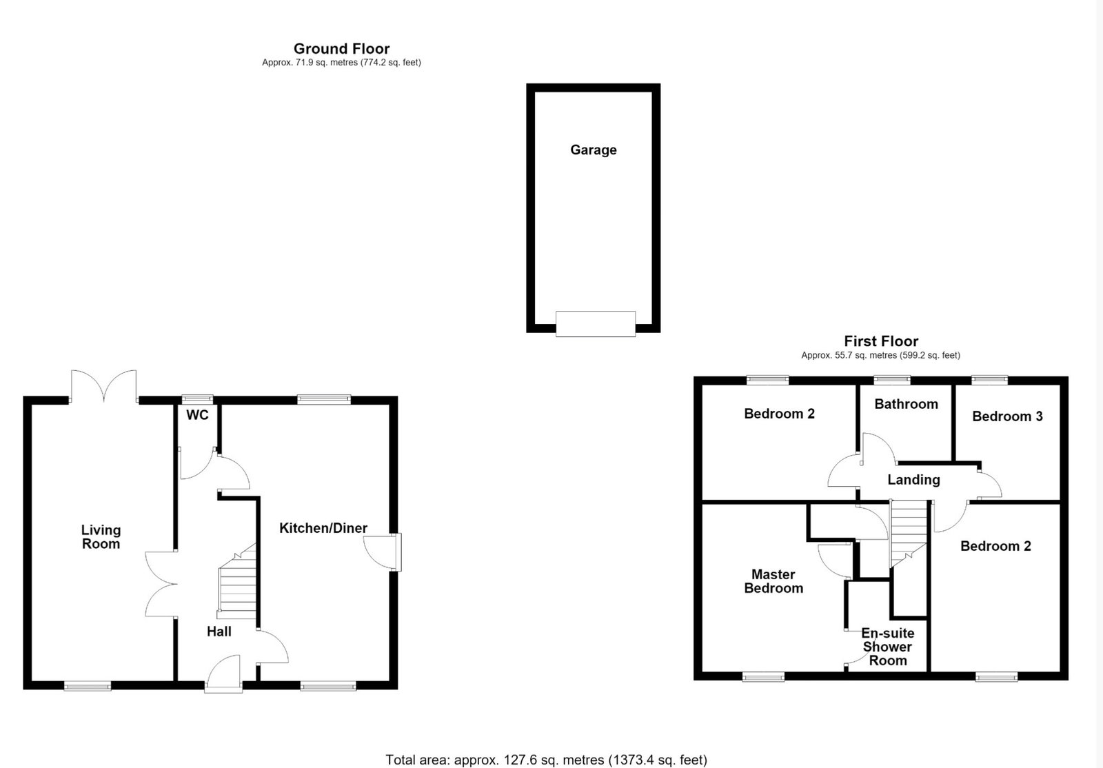 1, Clos Y Golomen, Bridgend floorplan