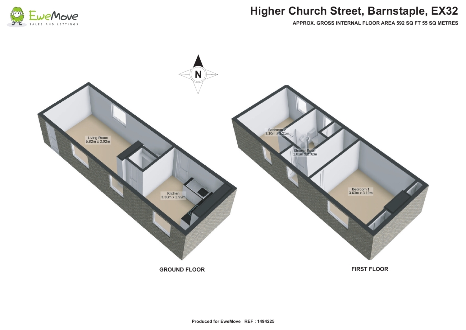 12, Higher Church Street, Barnstaple floorplan