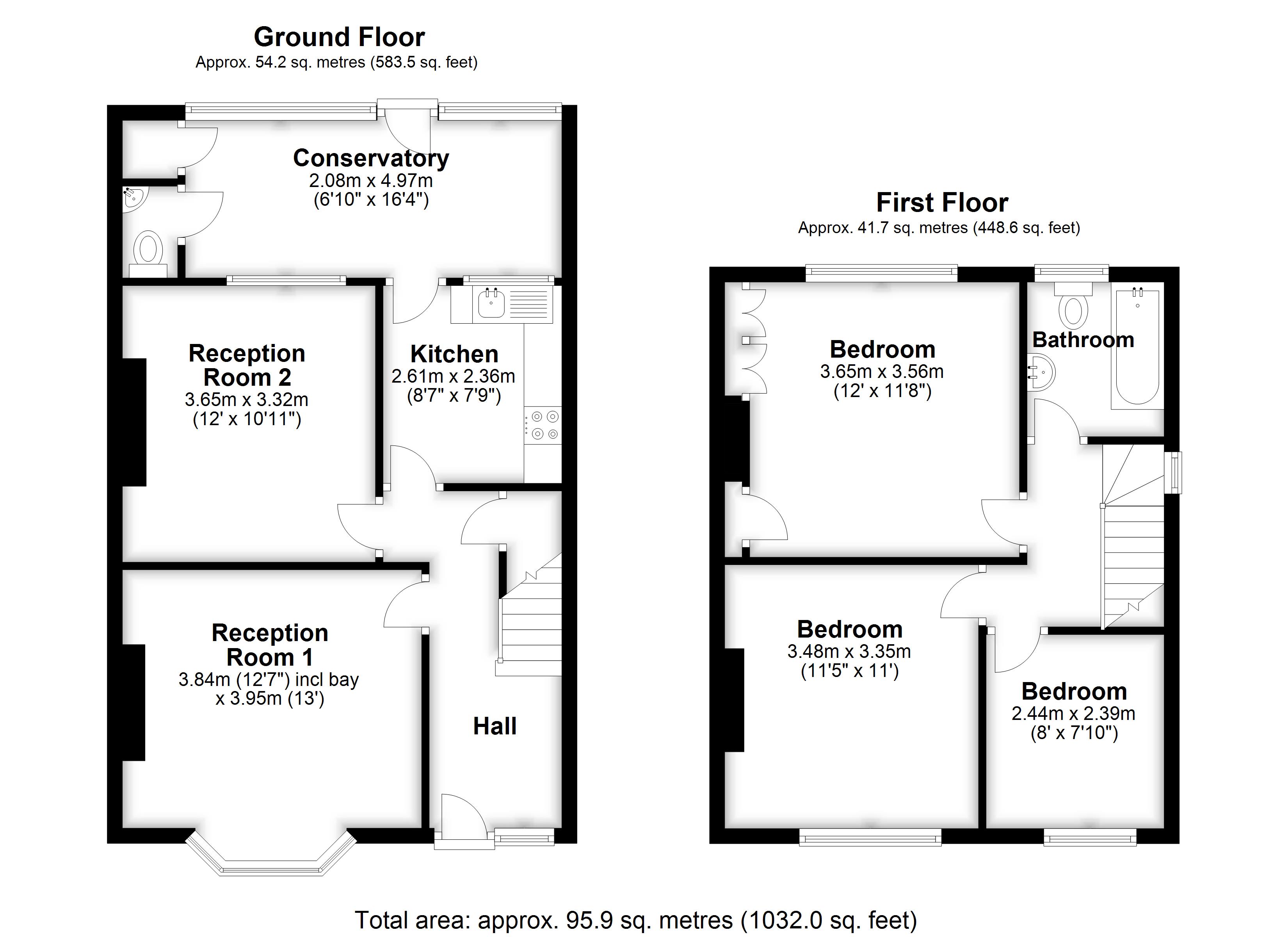 3 Bedrooms End terrace house for sale in Old Court Road, Chelmsford CM2