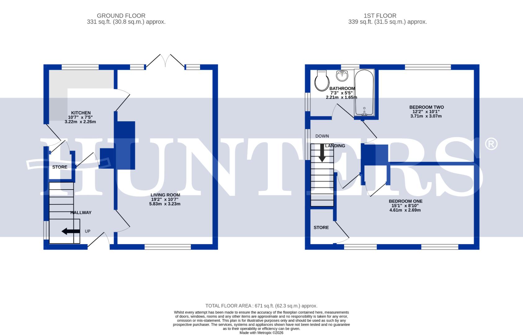 27, Tong Way, Leeds floorplan
