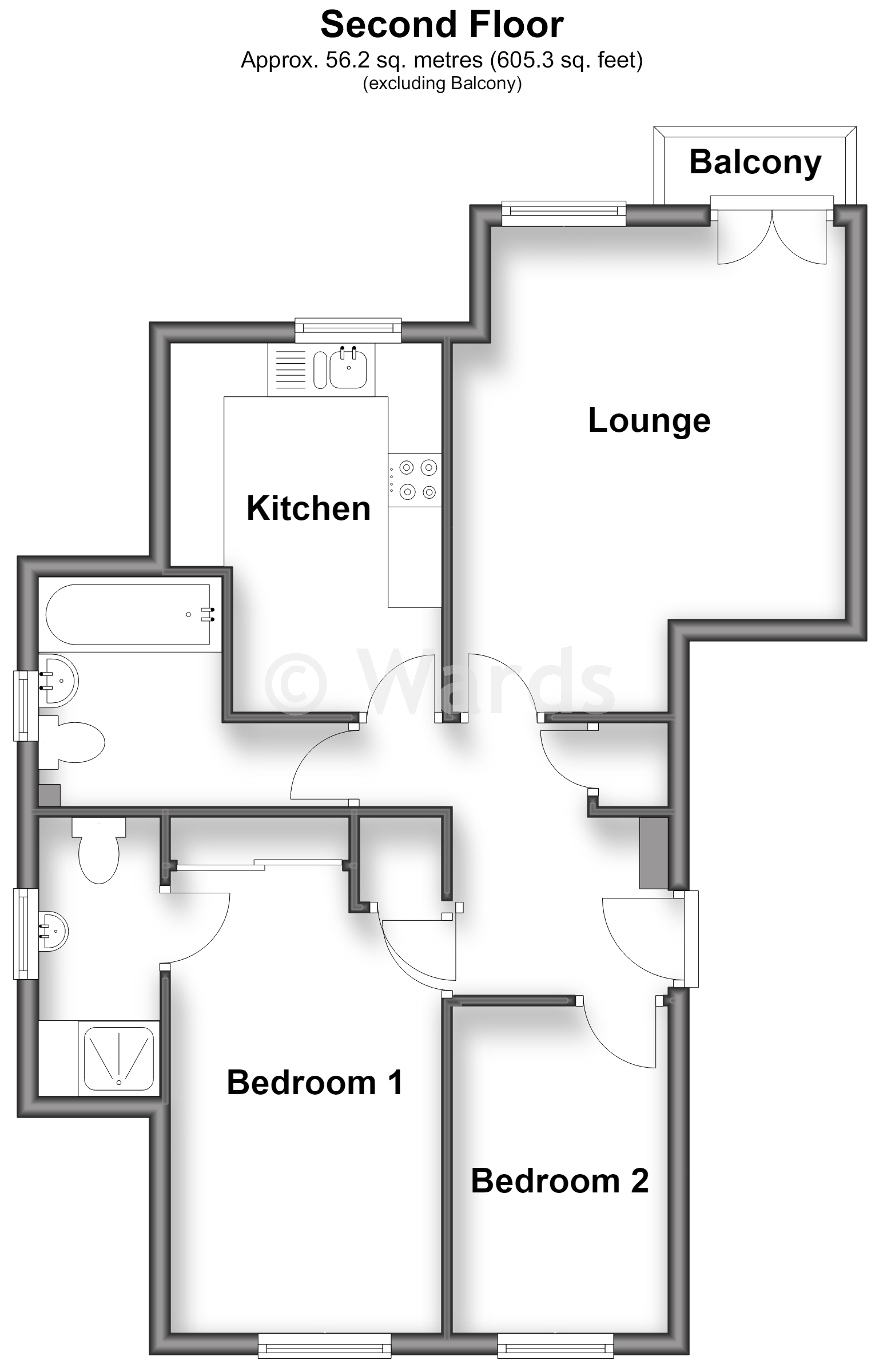 13, River Bank Close, Maidstone floorplan