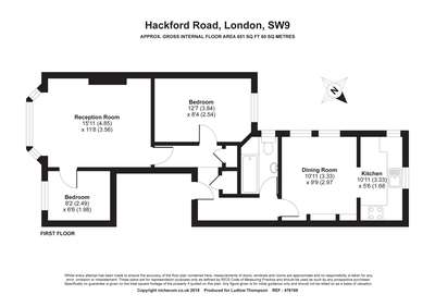 2 Bedrooms Flat for sale in Hackford Road, London SW9