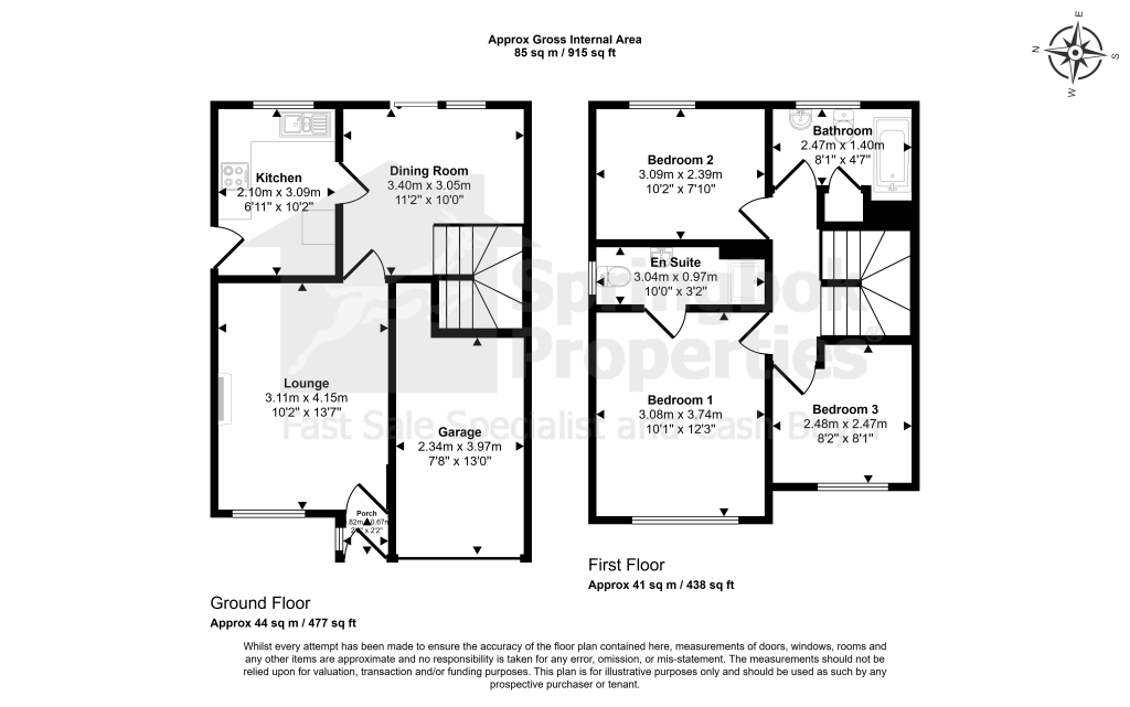 14, Sandringham Drive, Heanor floorplan