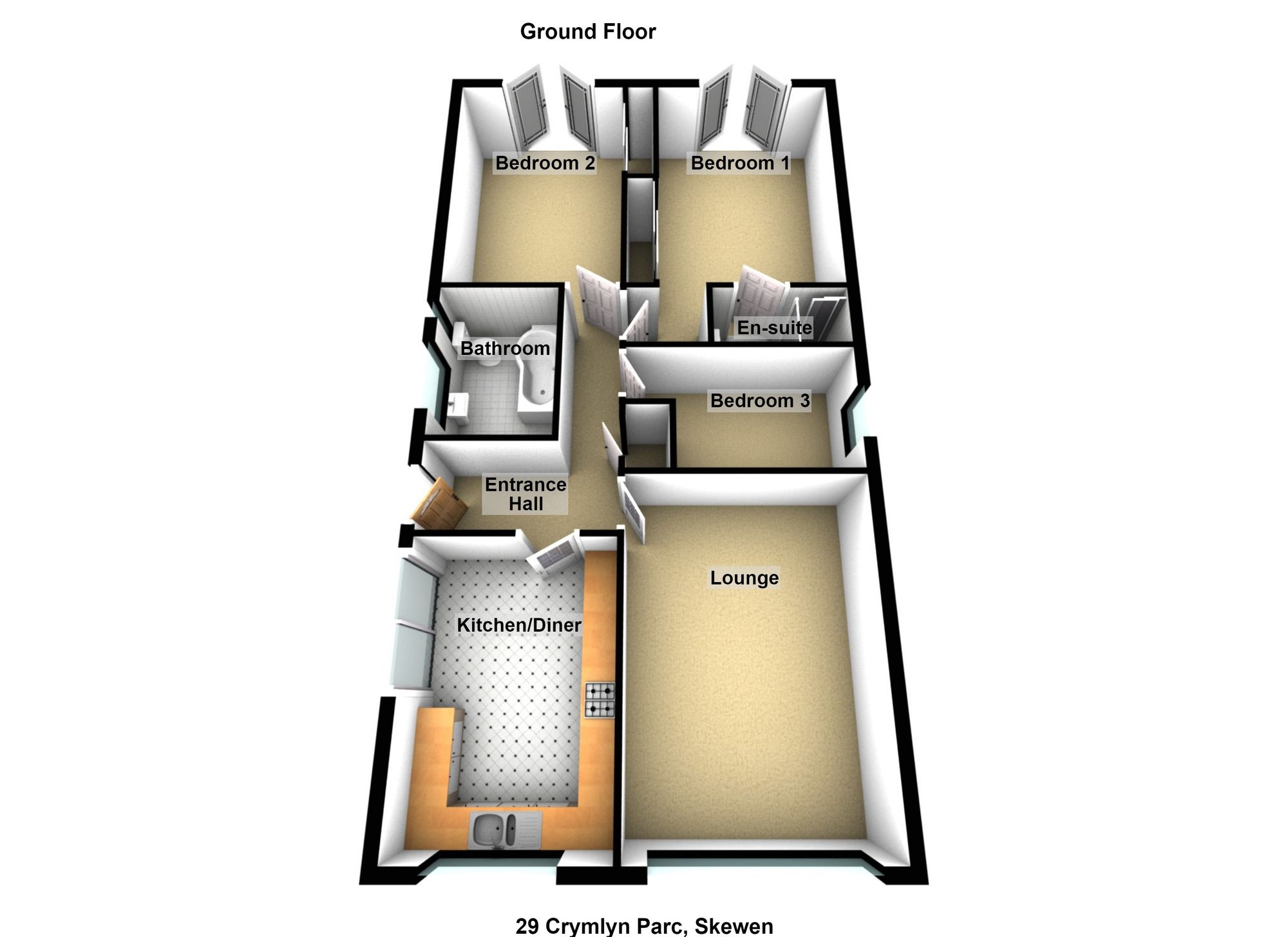 29 Crymlyn Parc, Neath floorplan