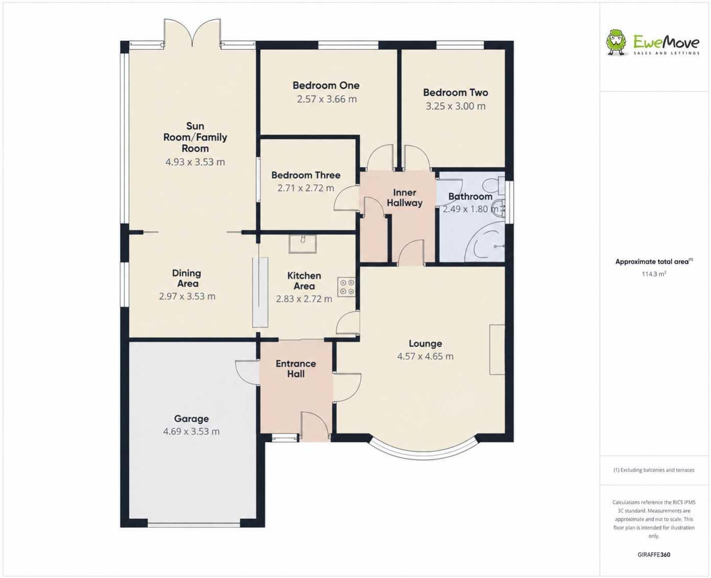 2, HILL MOUNT, DUKINFIELD floorplan