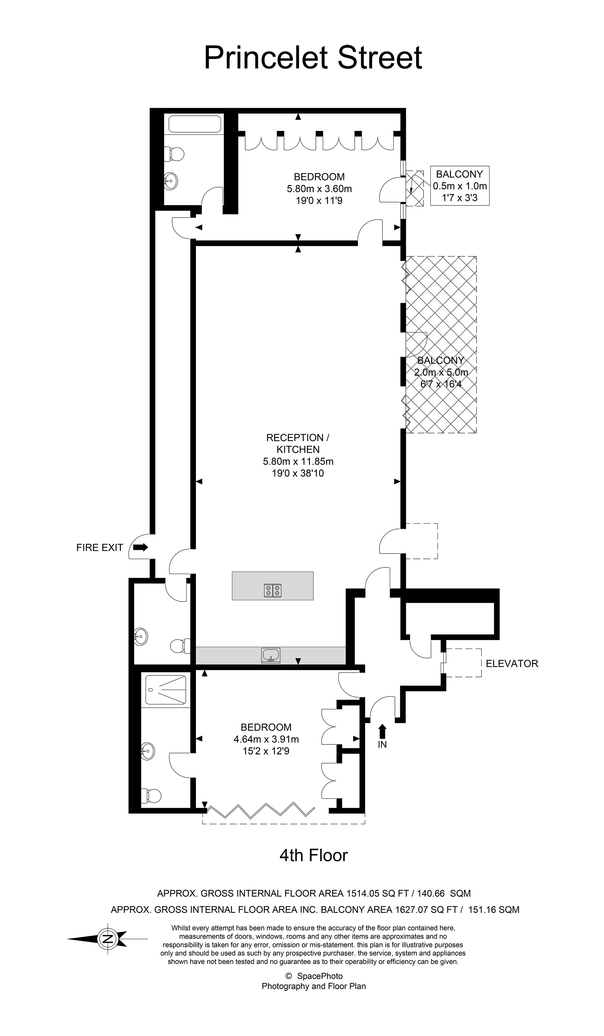 2 Bedrooms Flat to rent in Princelet Street, London E1