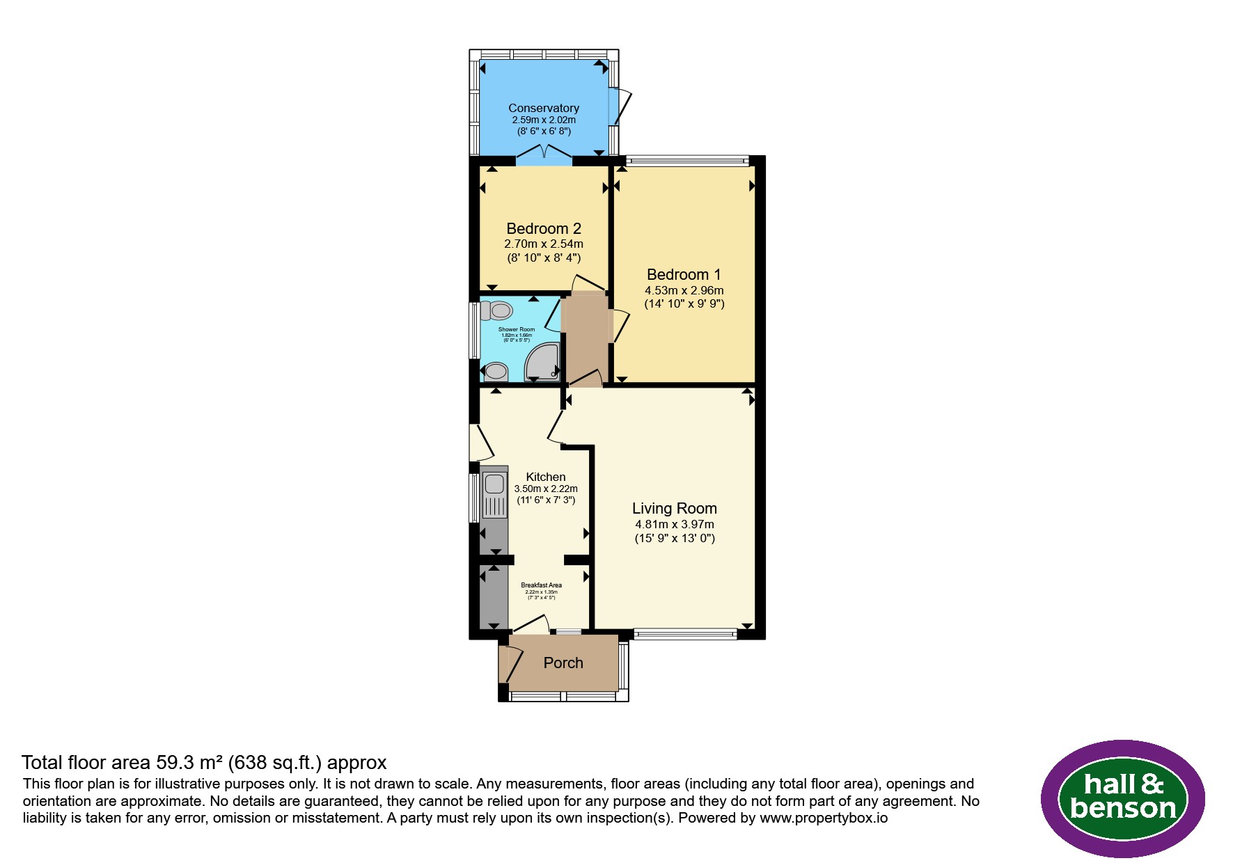 20, Borrowfield Road, Derby floorplan