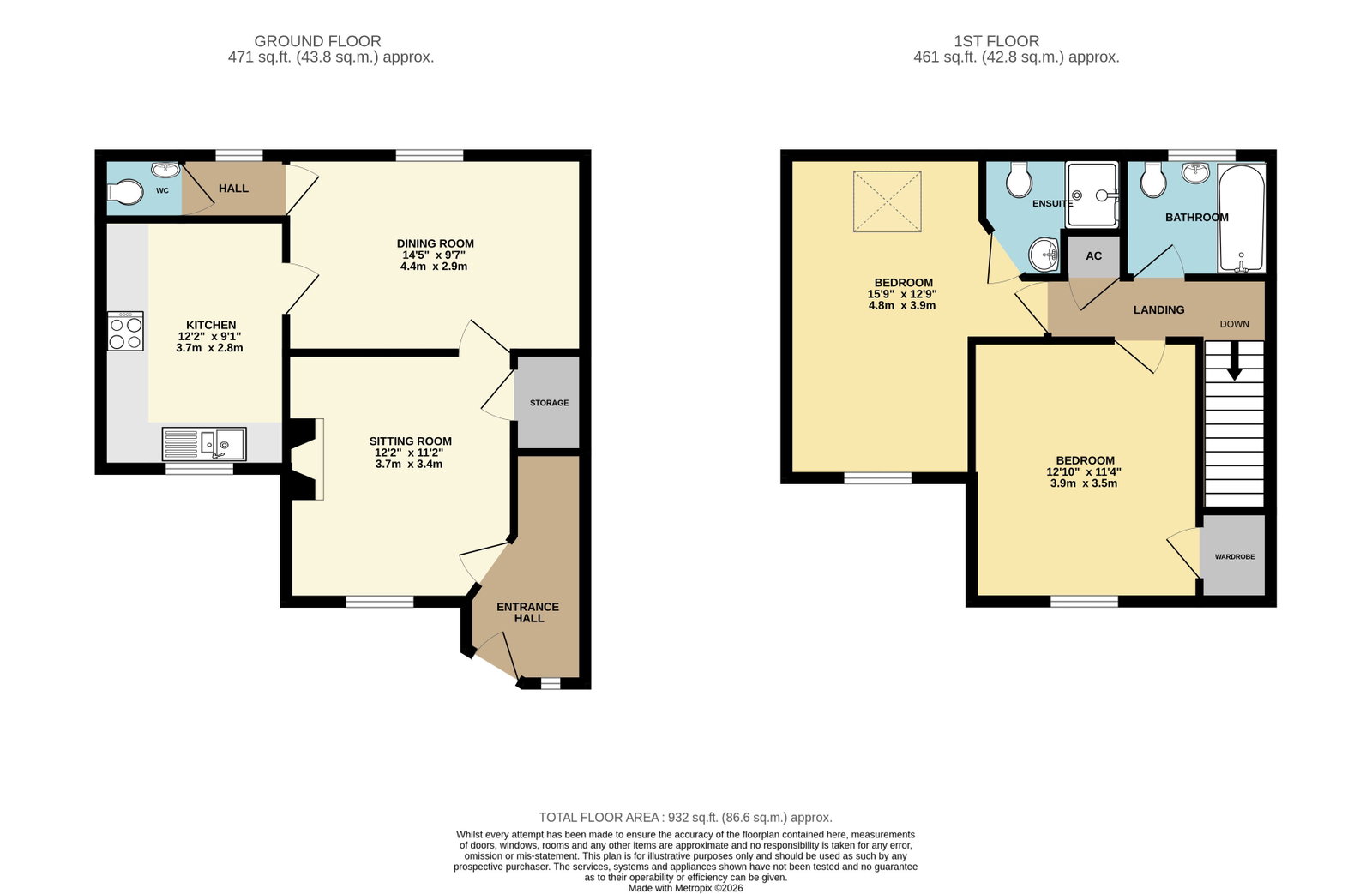 The Mews,1, Walwyn Road, Malvern floorplan