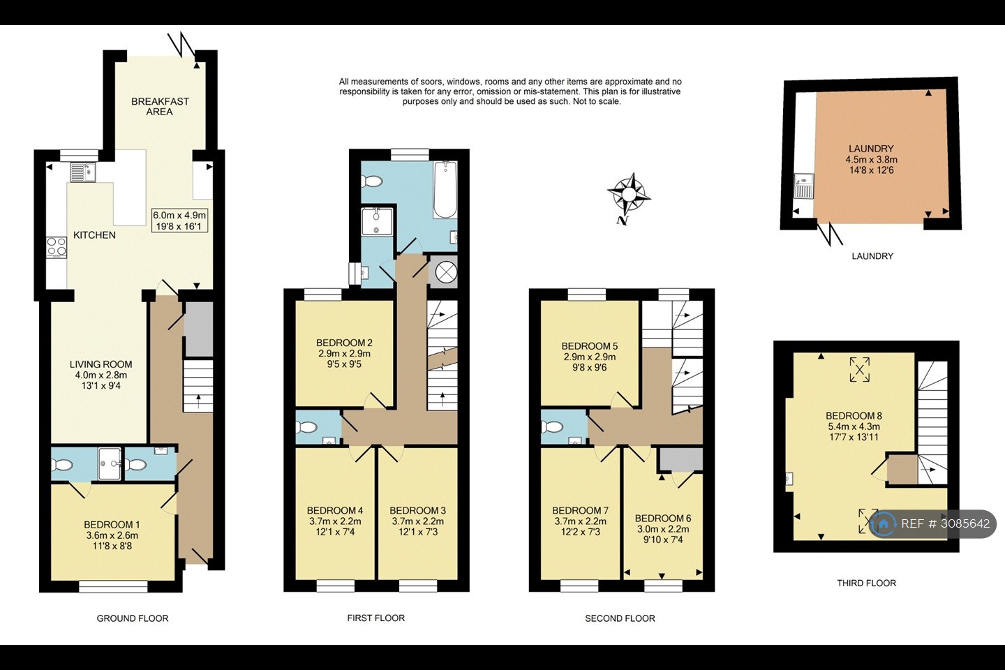 Reading floorplan