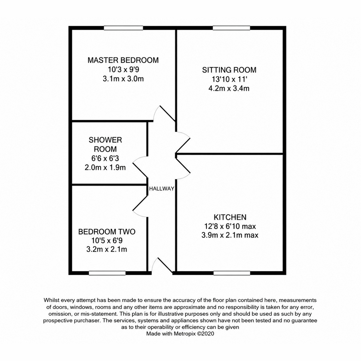 18, Milton Close, Yeovil floorplan