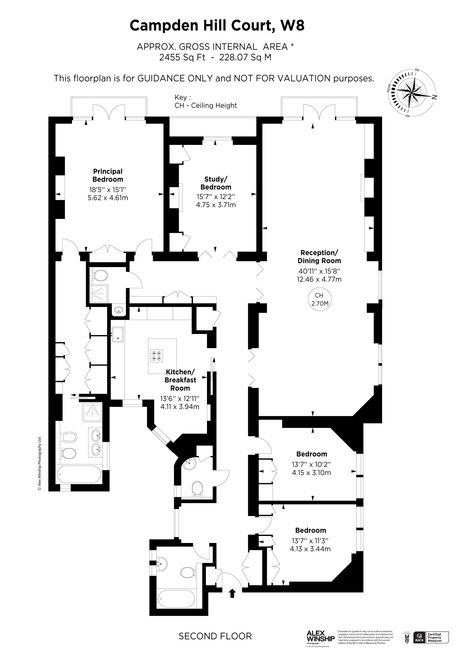 5, Campden Hill Court, London floorplan
