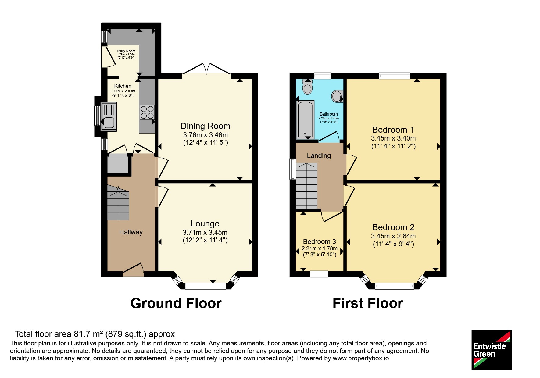 9, Silverdale Avenue, Morecambe floorplan