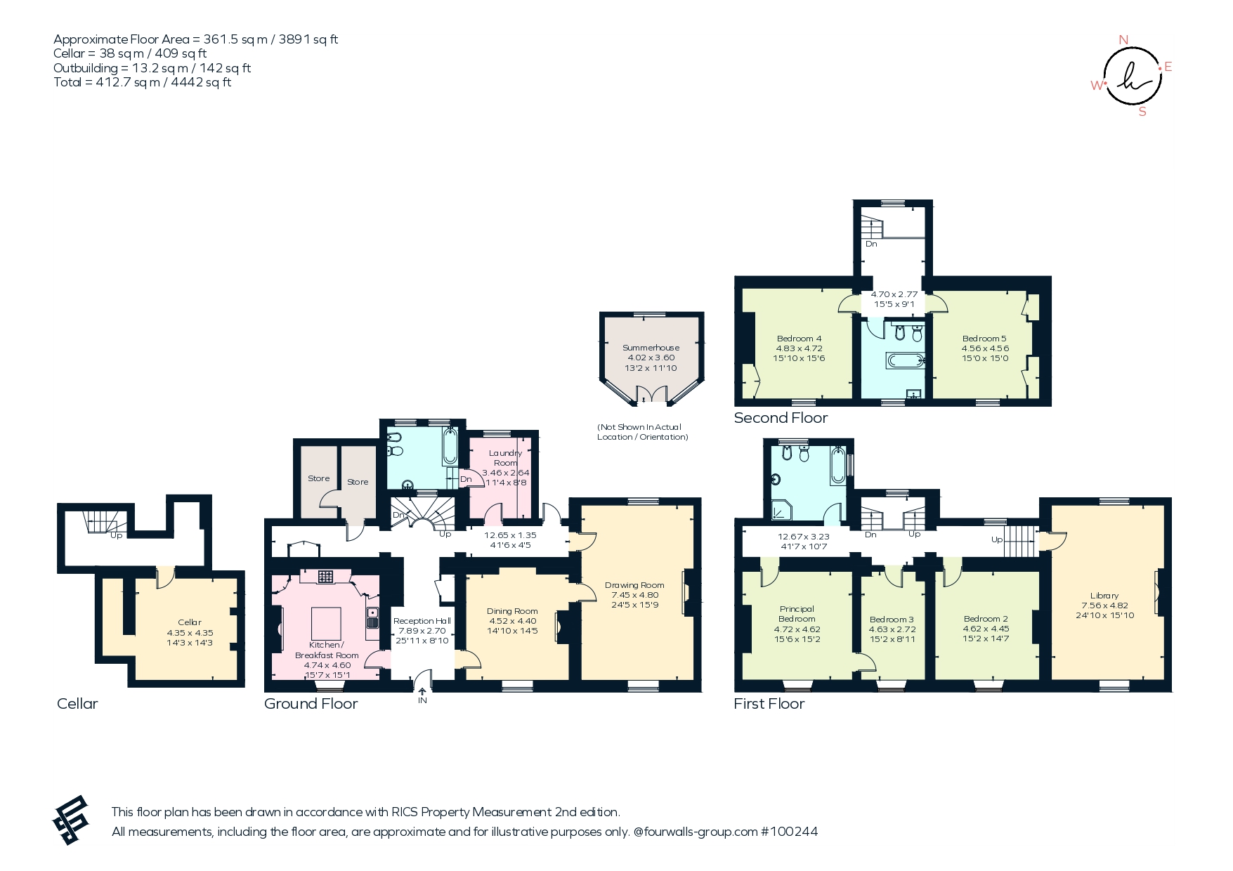 Stone Hall, 51, High Street, Wallingford floorplan