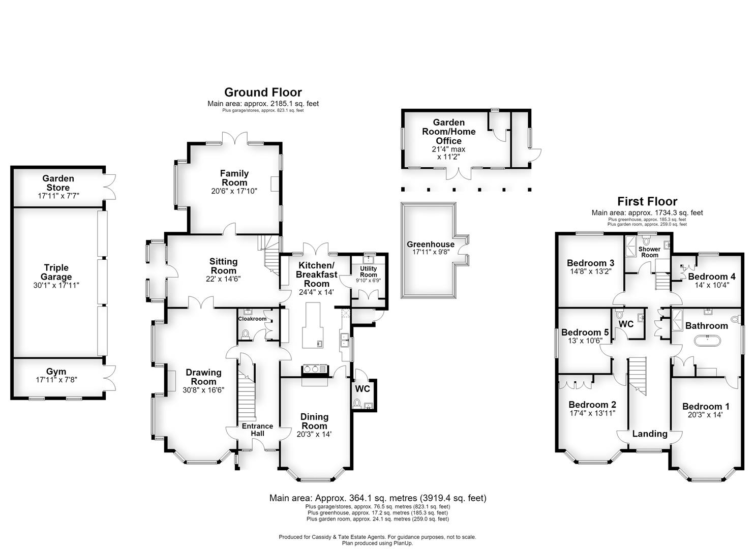 Oak House, Coopers Green Lane, St. Albans floorplan