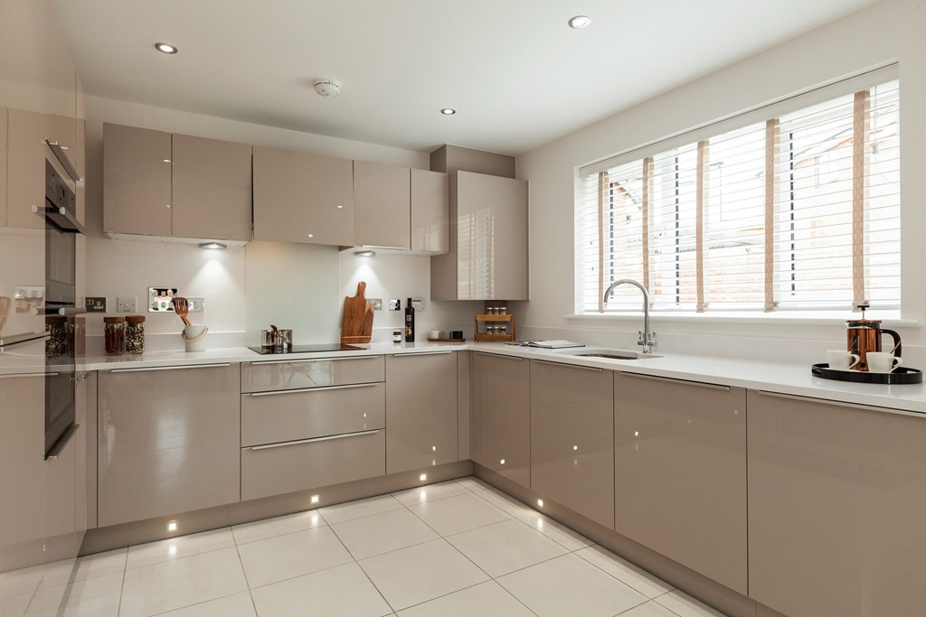 Property 3 of 10. A Modern Easy To Clean Kitchen