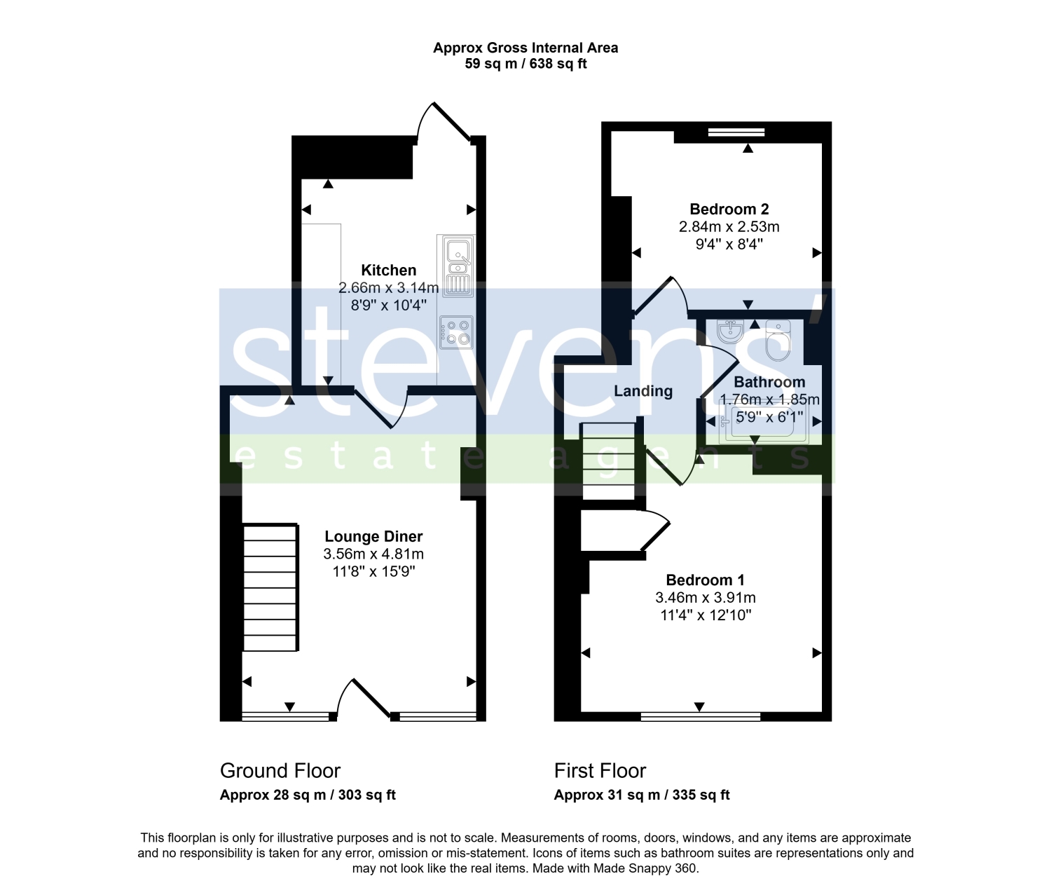 64a, Northfield Road, Okehampton floorplan
