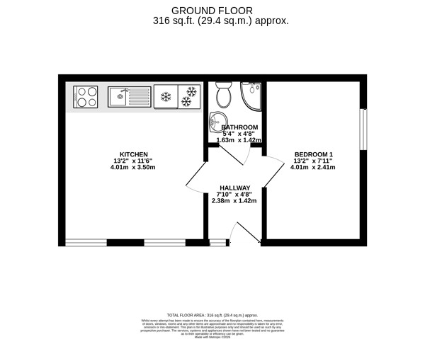 154A London Road, Southborough, Tunbridge Wells floorplan