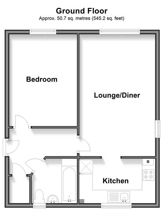 Roberts Way, Cranleigh floorplan