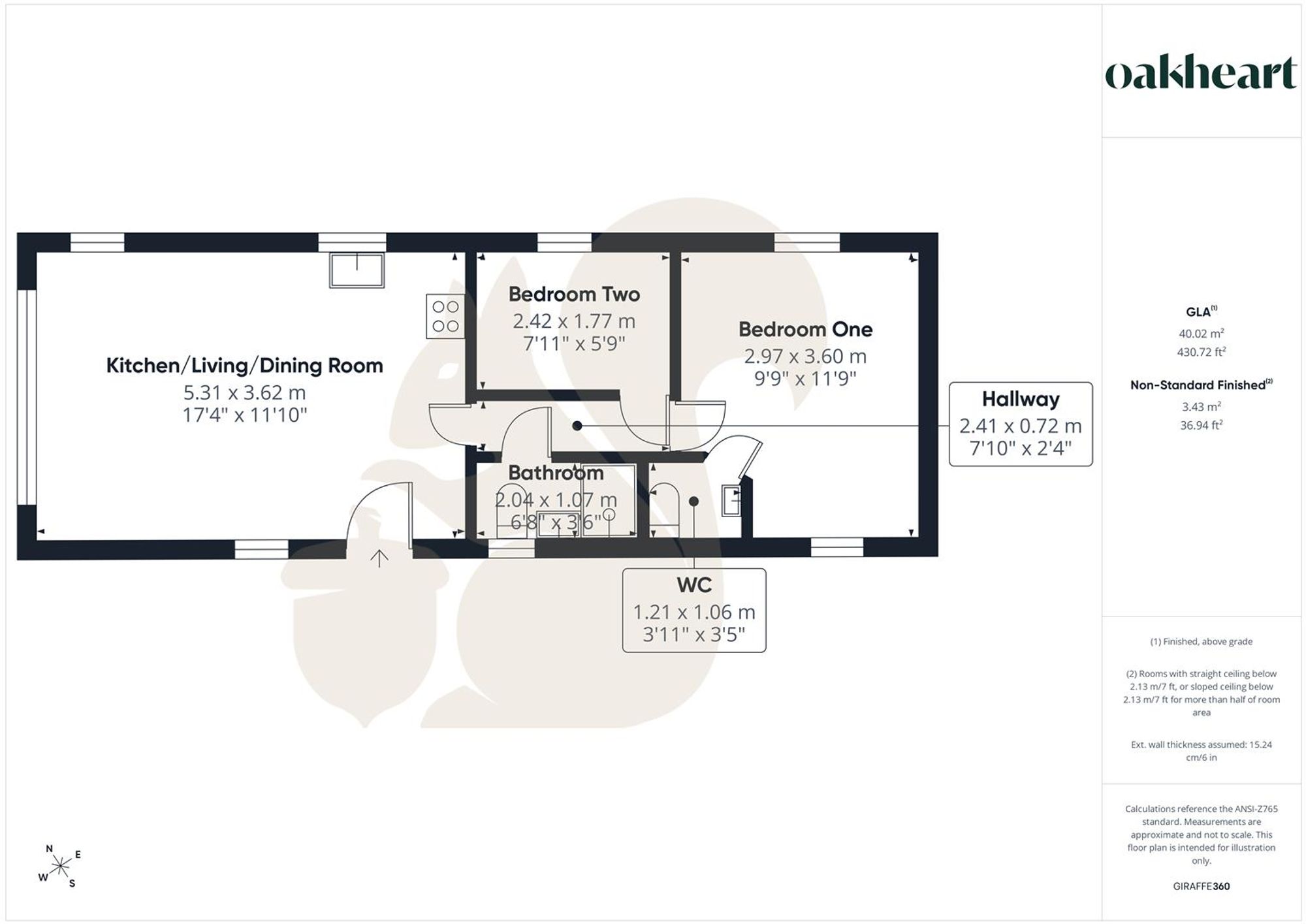 Felixstowe Beach Caravan Park, Walton Avenue, Felixstowe floorplan