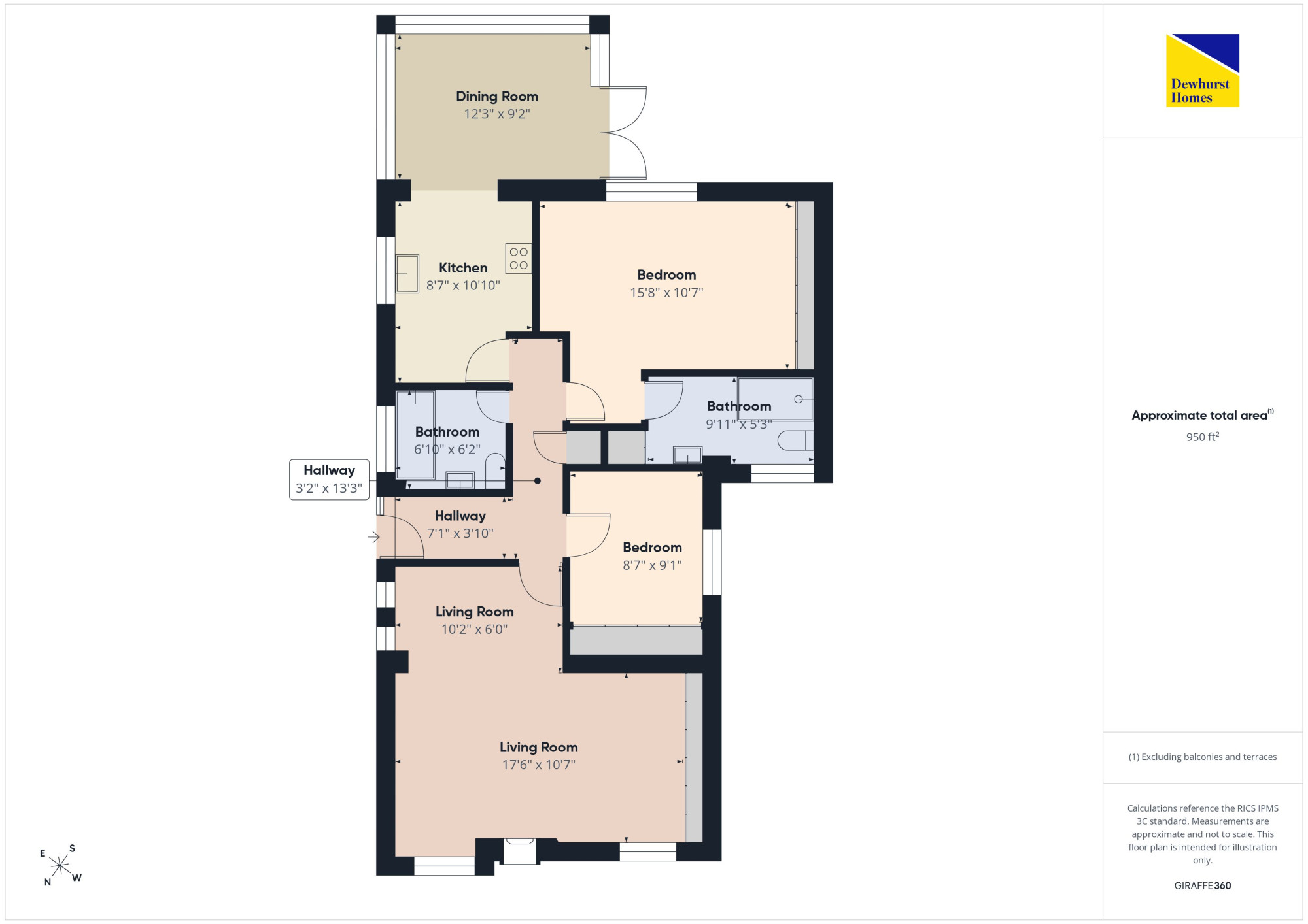 13, The Oaks, Preston floorplan