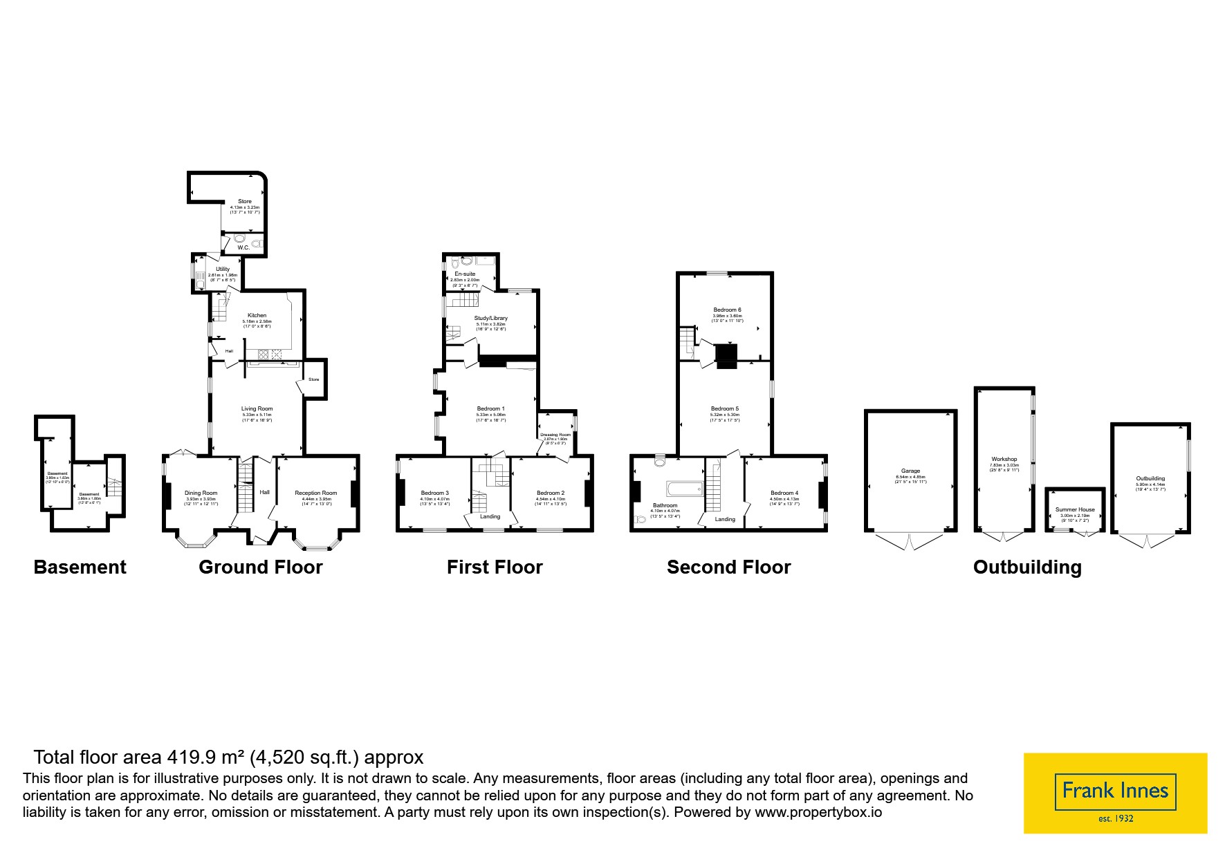 The Elms, 16, Acresford Road, Swadlincote floorplan