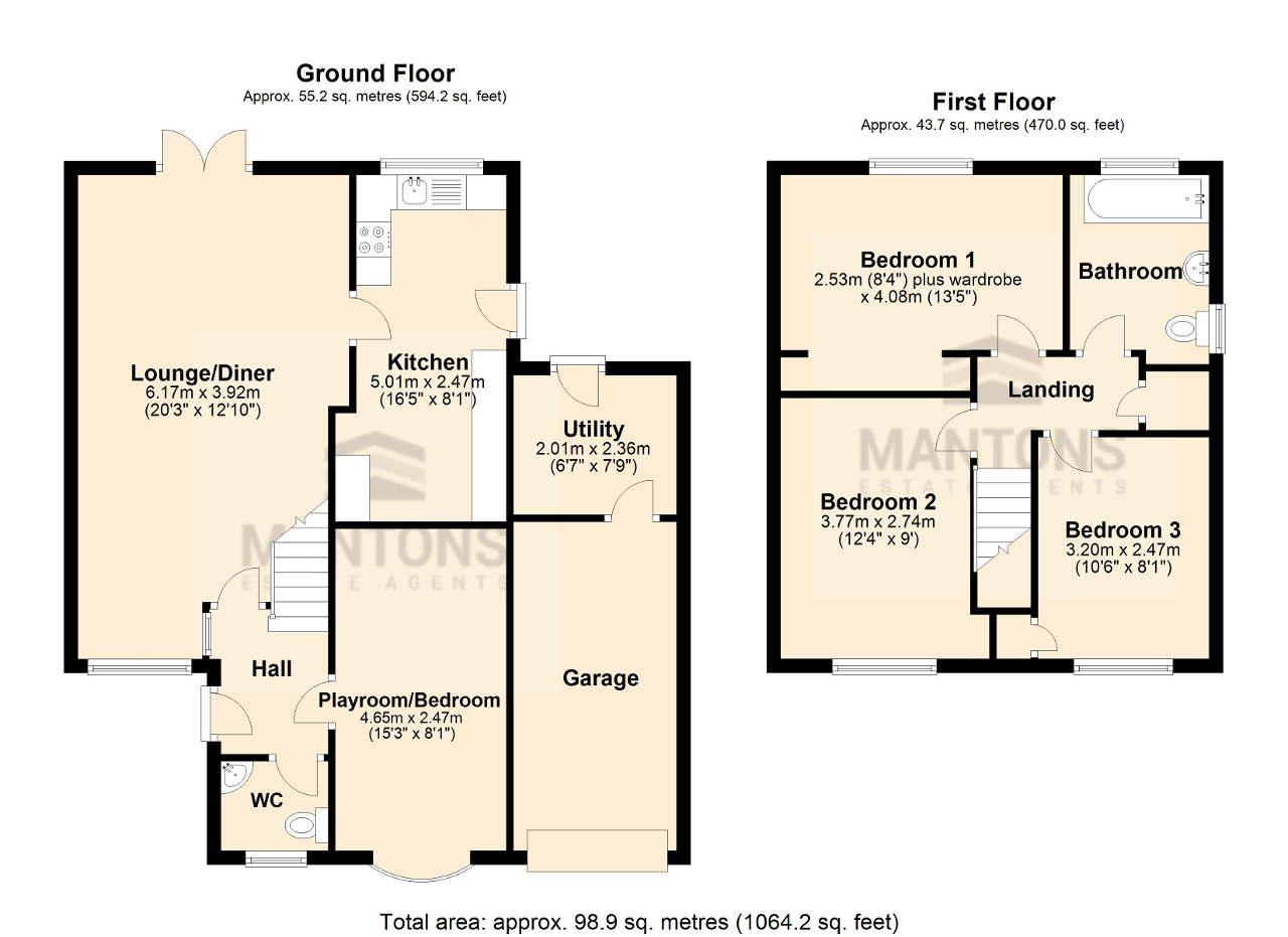 3 Bedrooms Detached house for sale in Hazelwood Close, Luton, Bedfordshire LU2