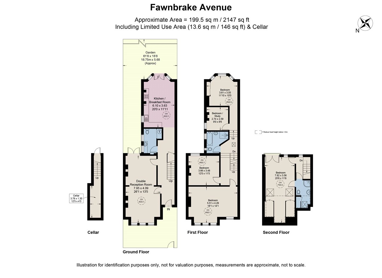 44, Fawnbrake Avenue, London floorplan