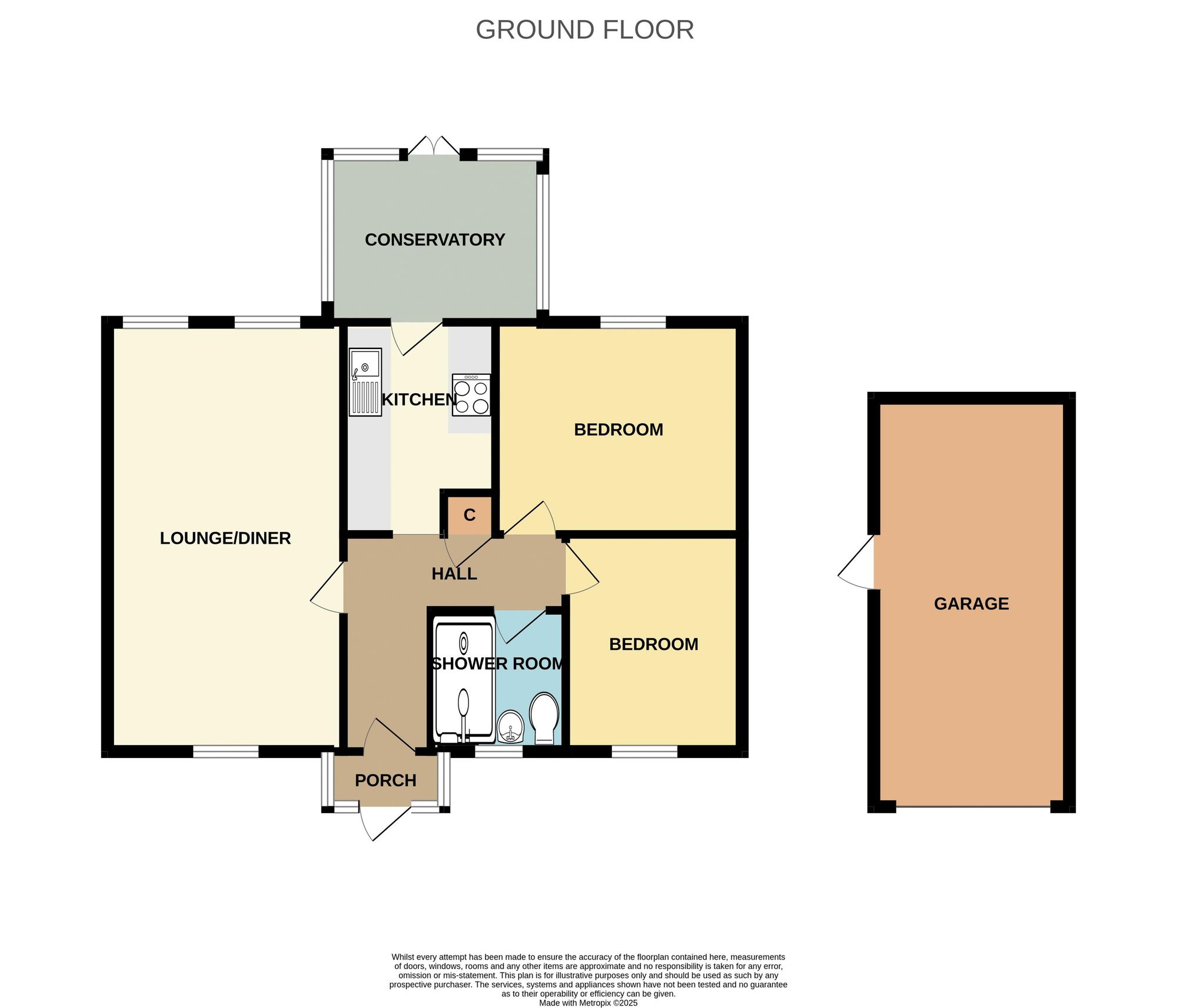 33 Willow Close, Newquay floorplan