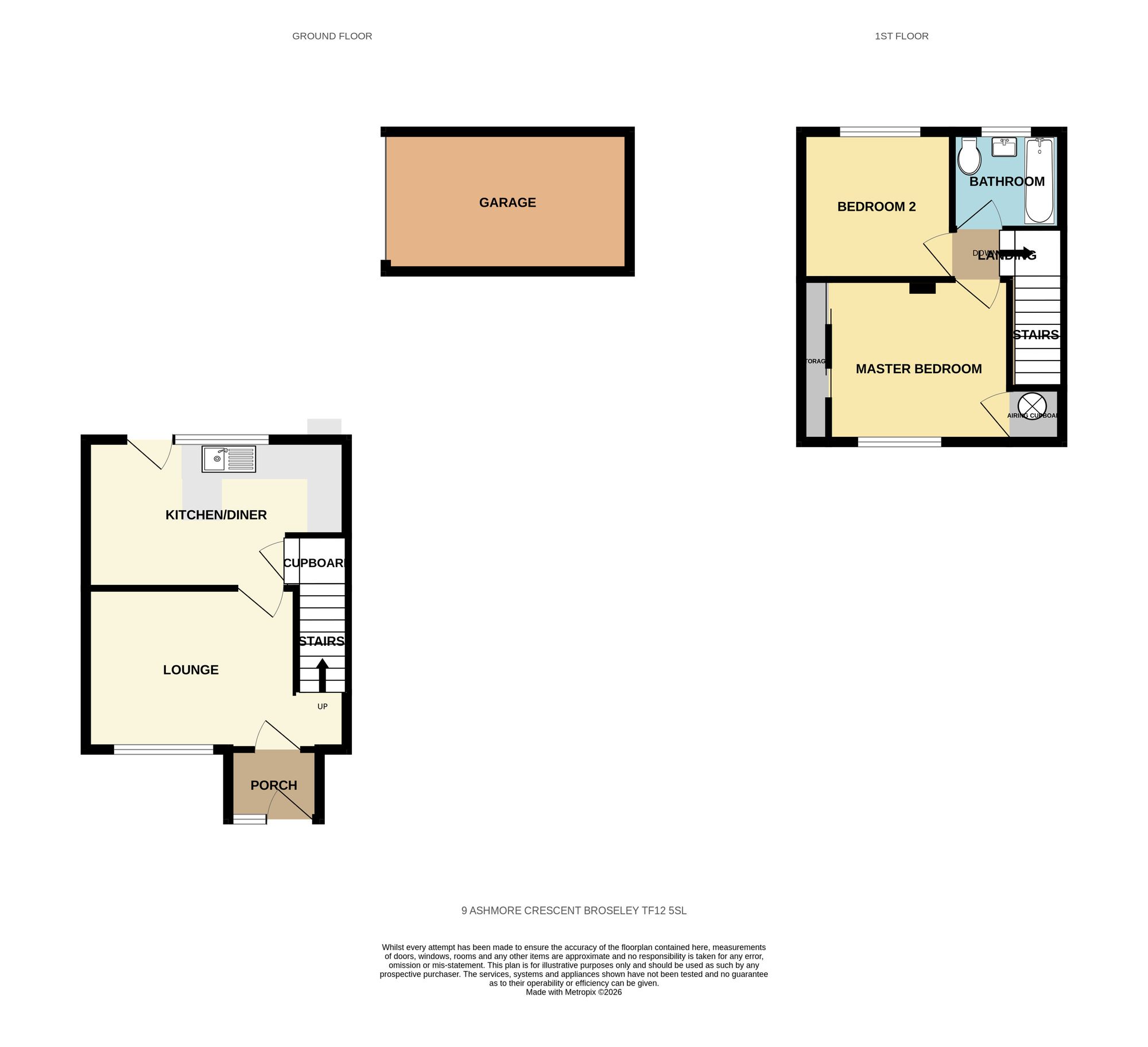 5 Ashmore Crescent, Broseley floorplan