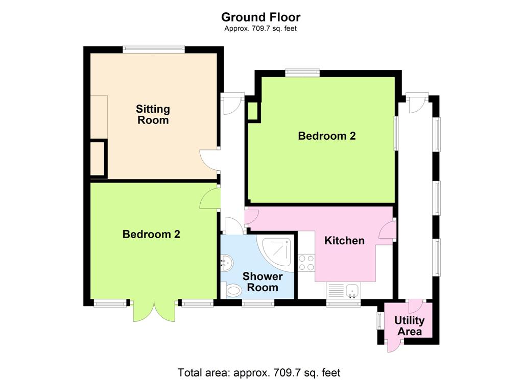 2 Bedrooms Bungalow to rent in The Close, Cleeve Prior WR11