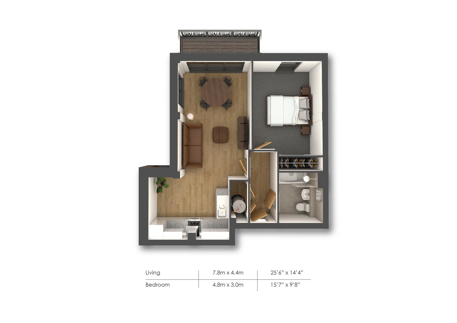 40 Marketfield Court, Marketfield Way, Redhill floorplan