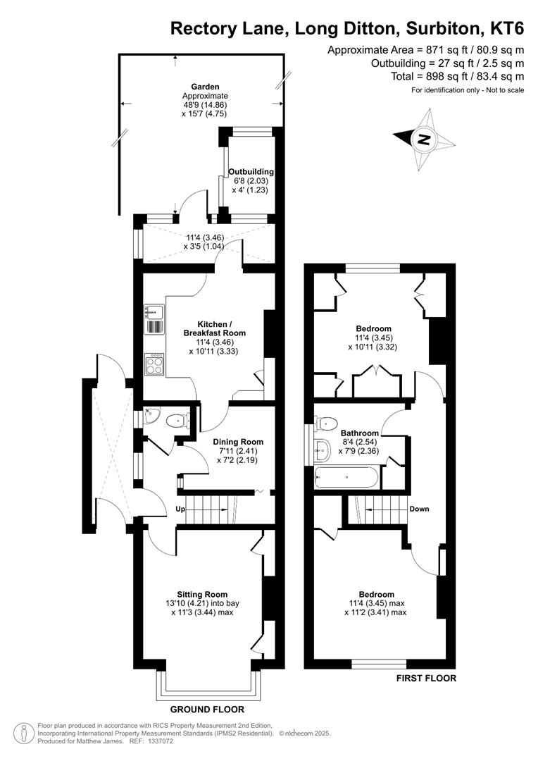 Rectory Lane, Long Ditton, Surbiton floorplan