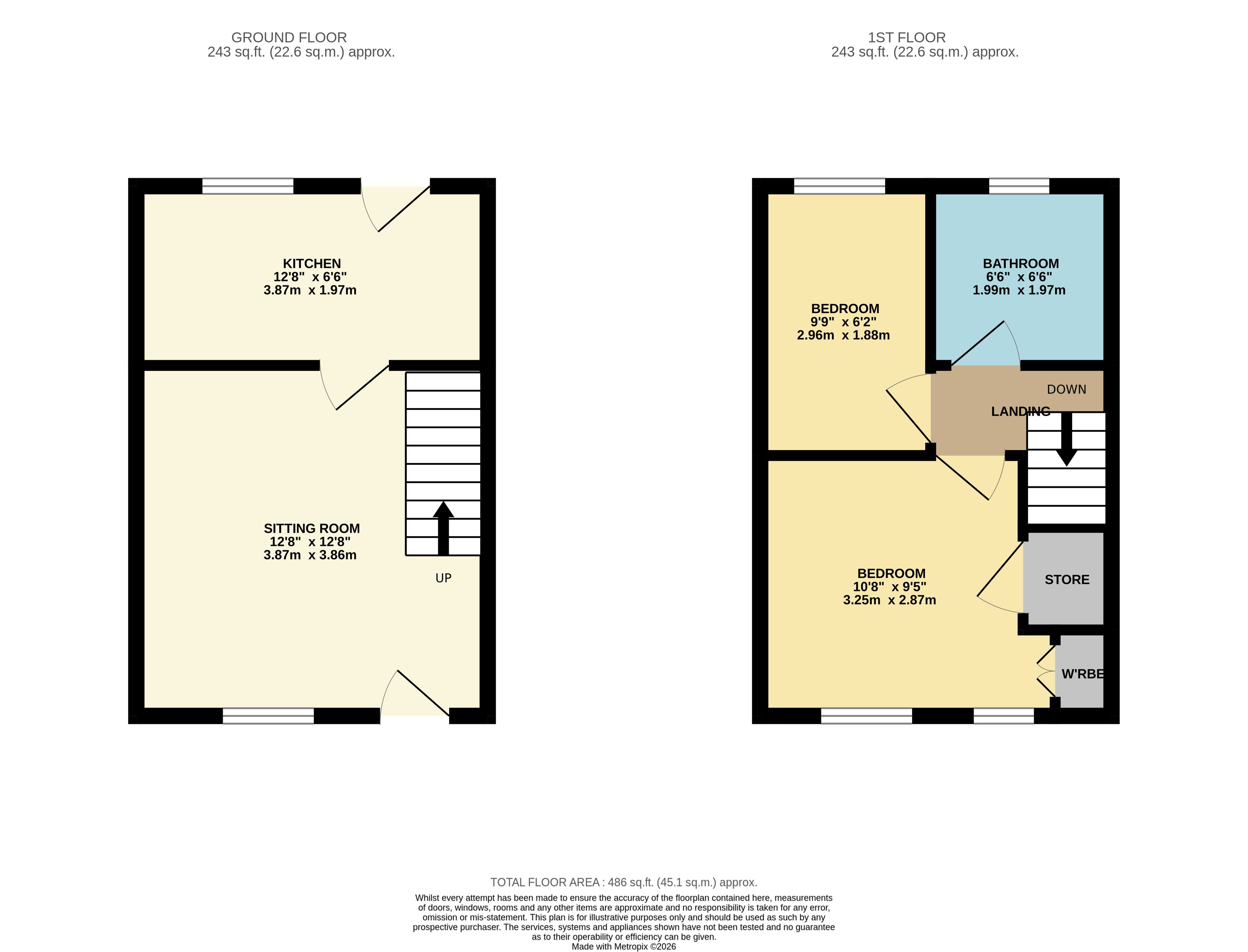 3, The Parkway, Darley Dale floorplan