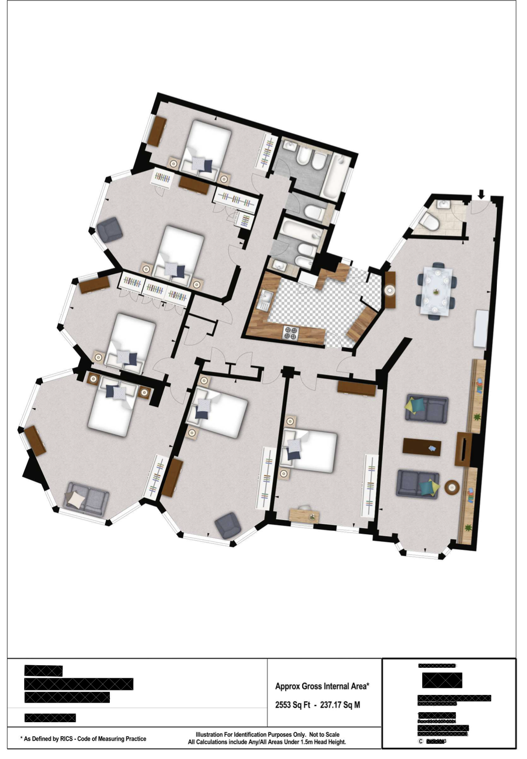 143, Park Road, London floorplan