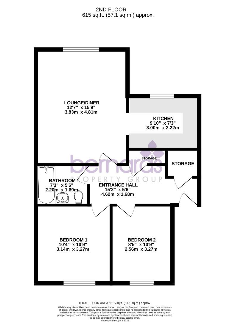 19, De Lisle Close, Portsmouth floorplan