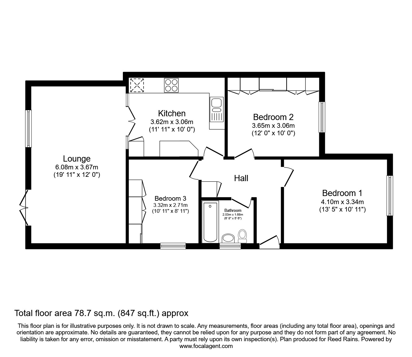 Harrison Road, Fulwood, Preston, Lancashire PR2, 3 bedroom bungalow for