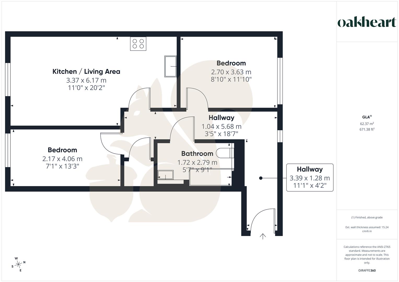 Flat 3, 1, Mimas Way, Ipswich floorplan