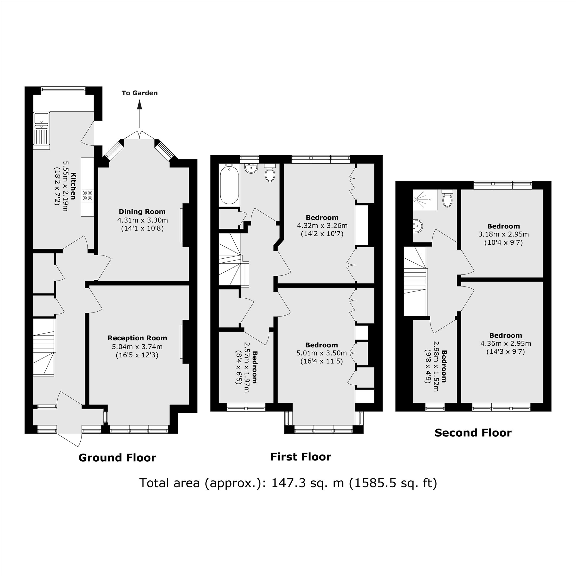 71, Penwortham Road, London floorplan