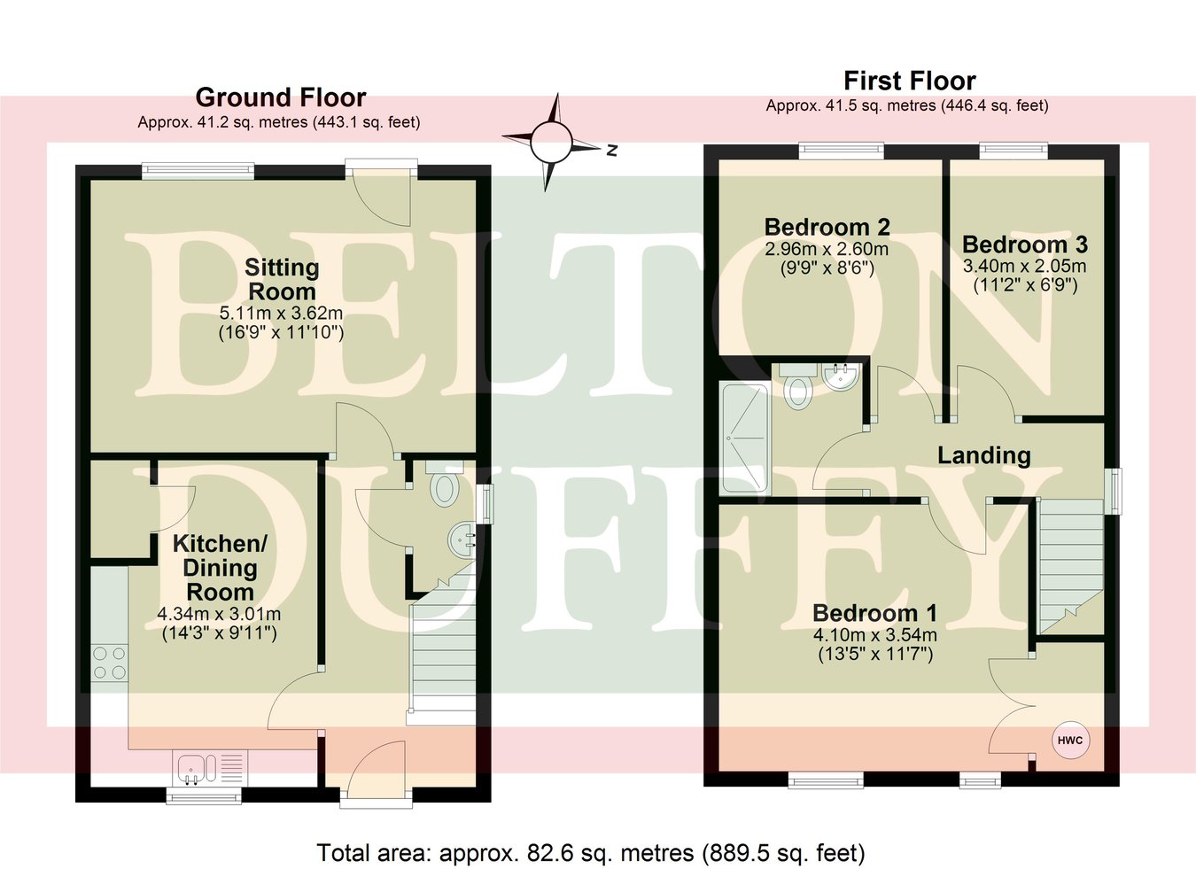 1 Robinia Cottages, Mill Lane, Syderstone floorplan