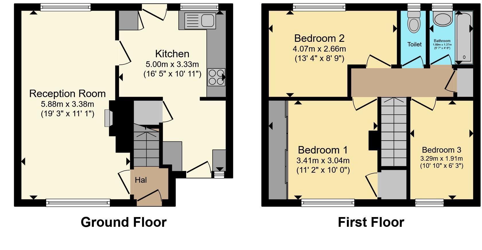 Flaxley Road, Rugeley floorplan
