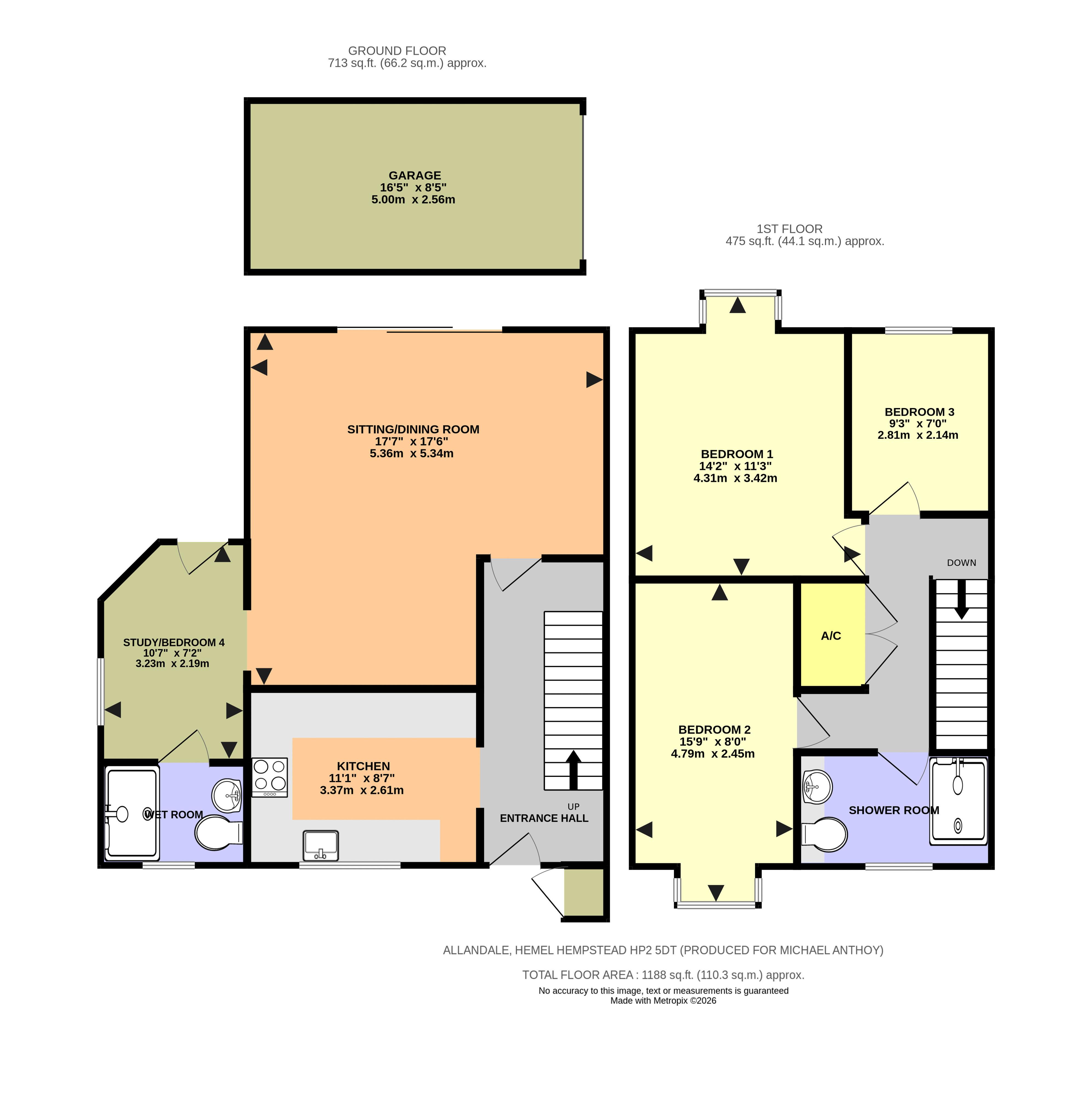 1, Allandale, Hemel Hempstead floorplan