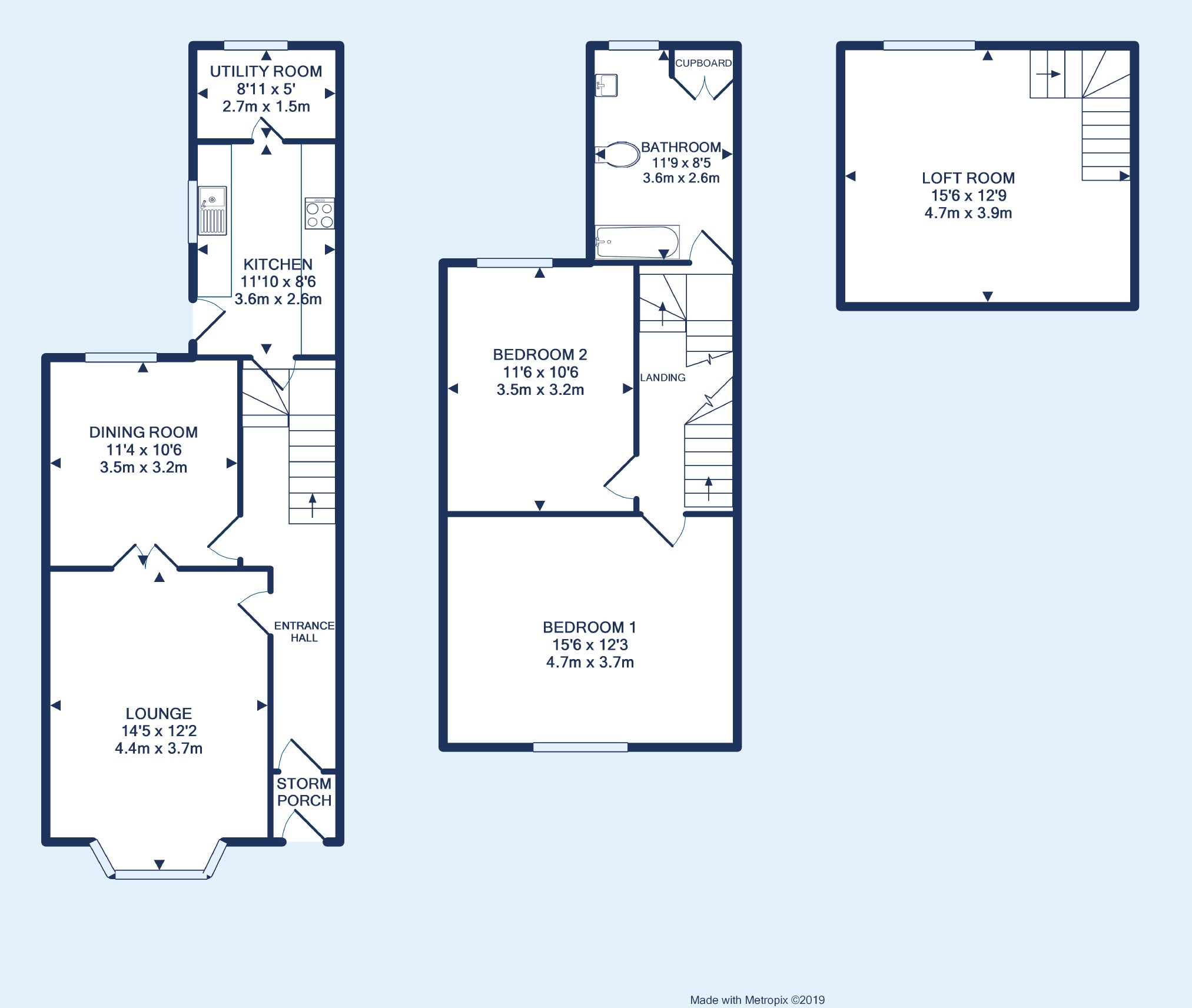 2 Bedrooms Terraced house for sale in Laxey Road, Horfield, Bristol BS7