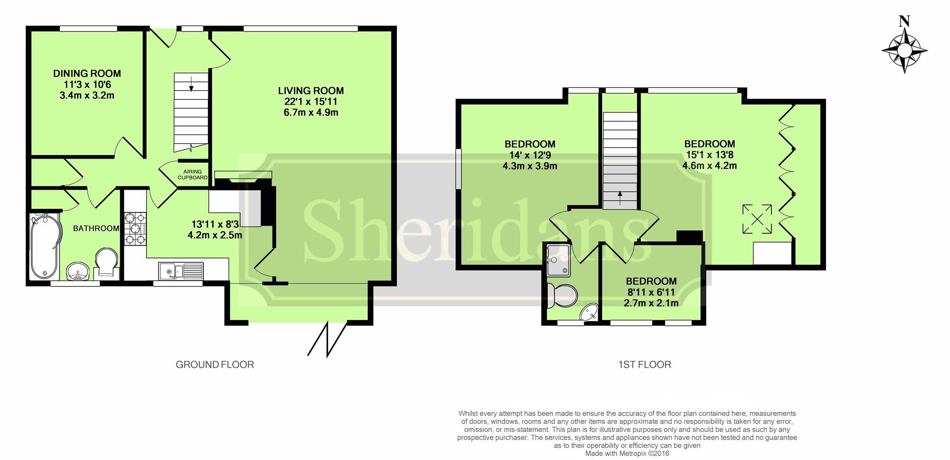 11, Conyers Way, Great Barton floorplan