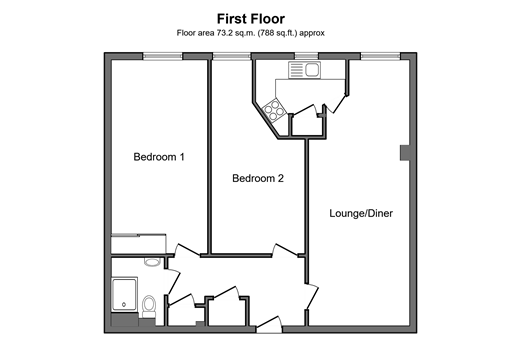Cavendish Road, Sutton floorplan