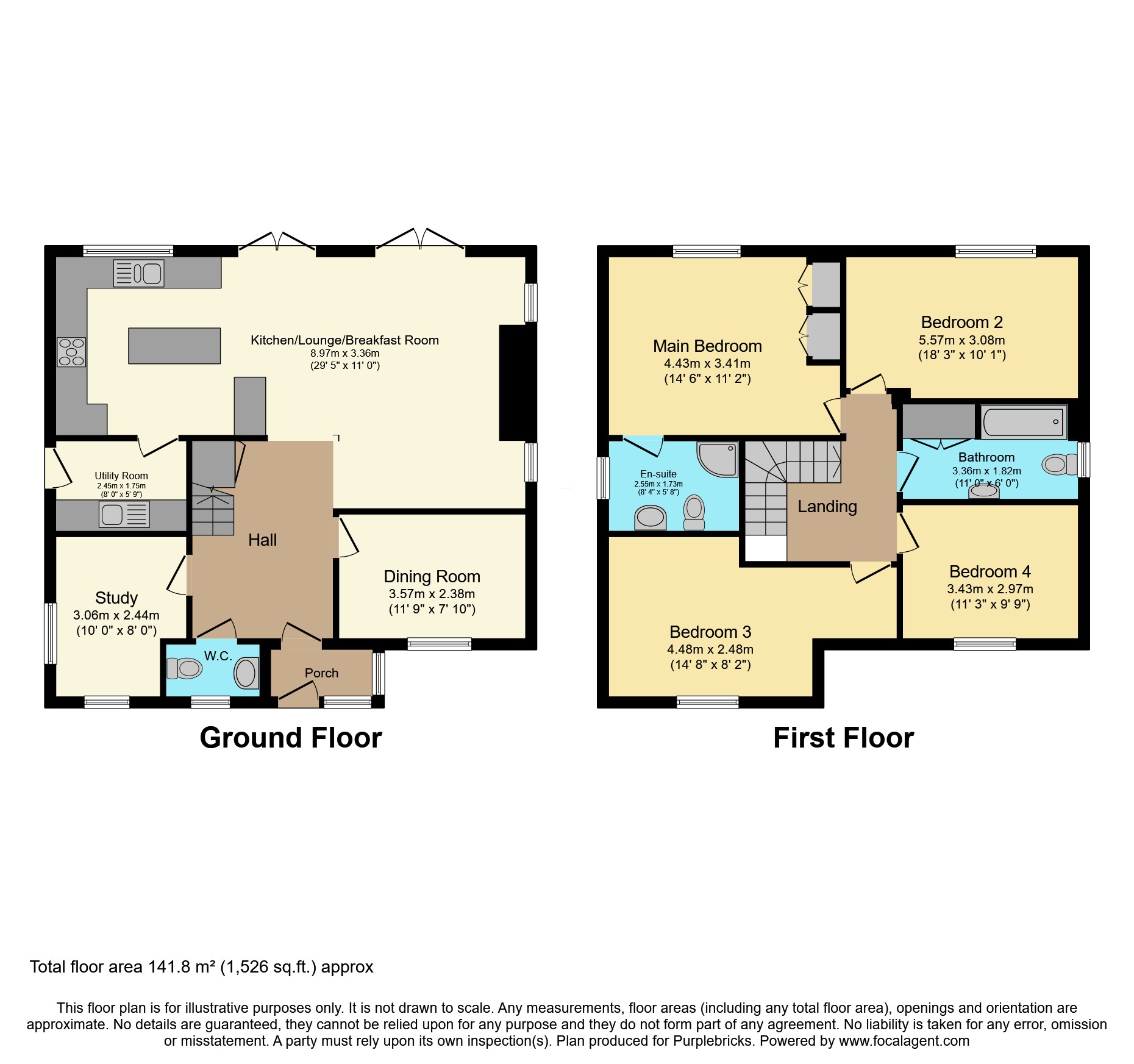 6, Hatchetts Close, Shrewsbury floorplan